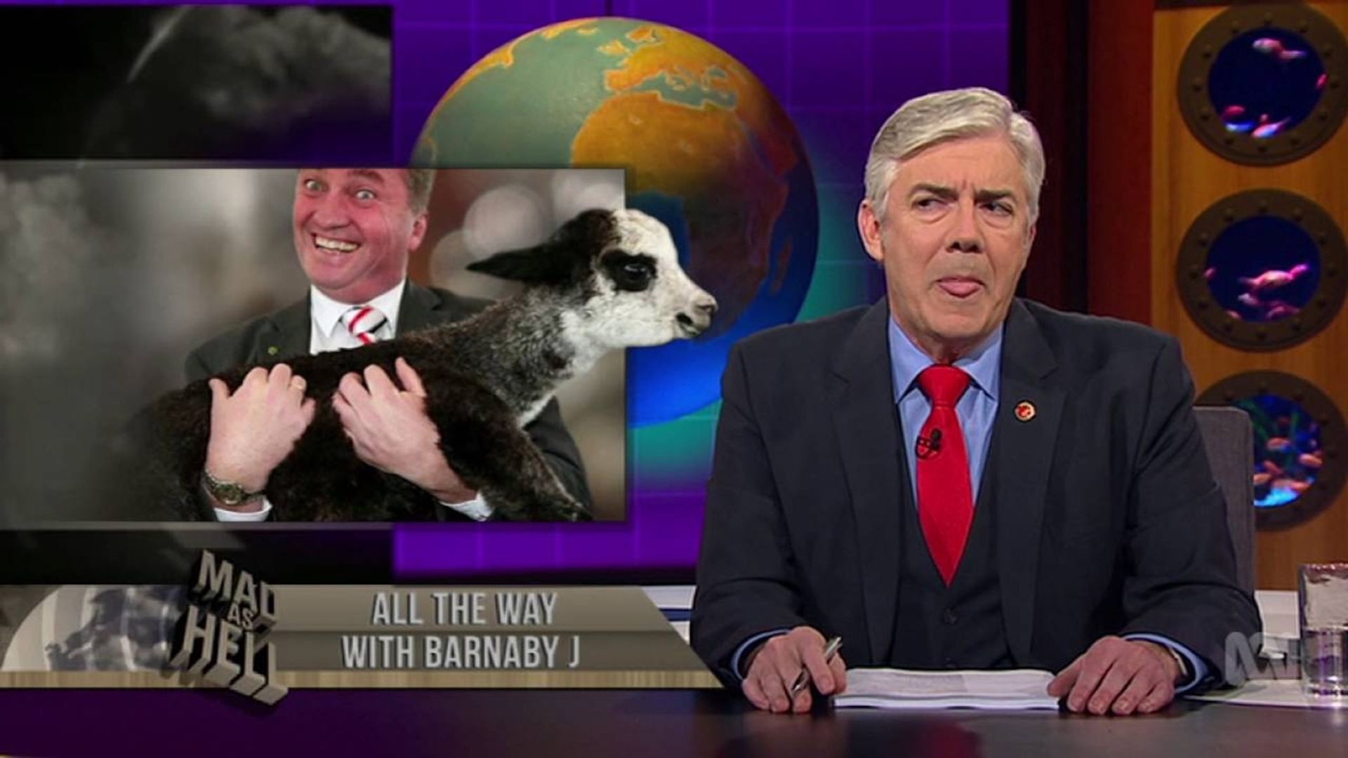 Shaun Micallef's Mad as Hell background