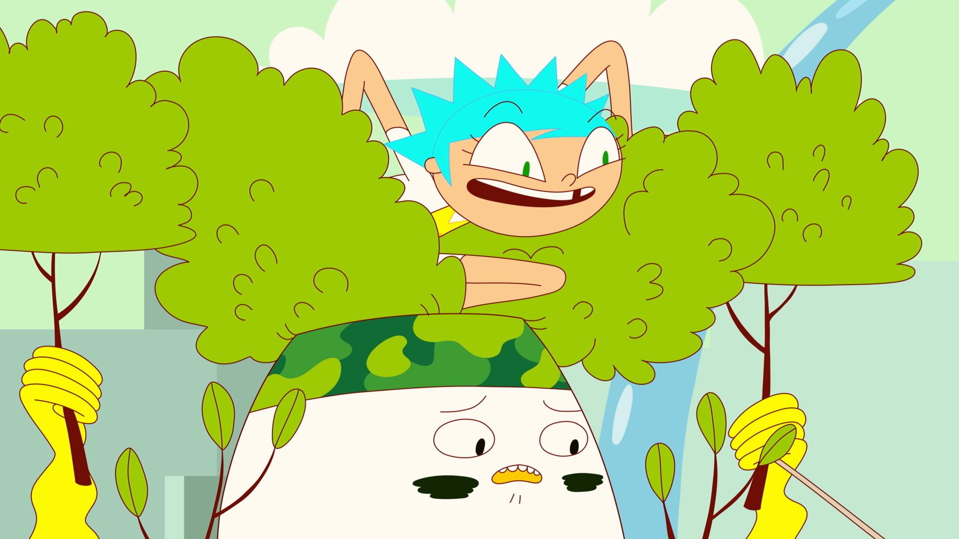 Danger & Eggs background