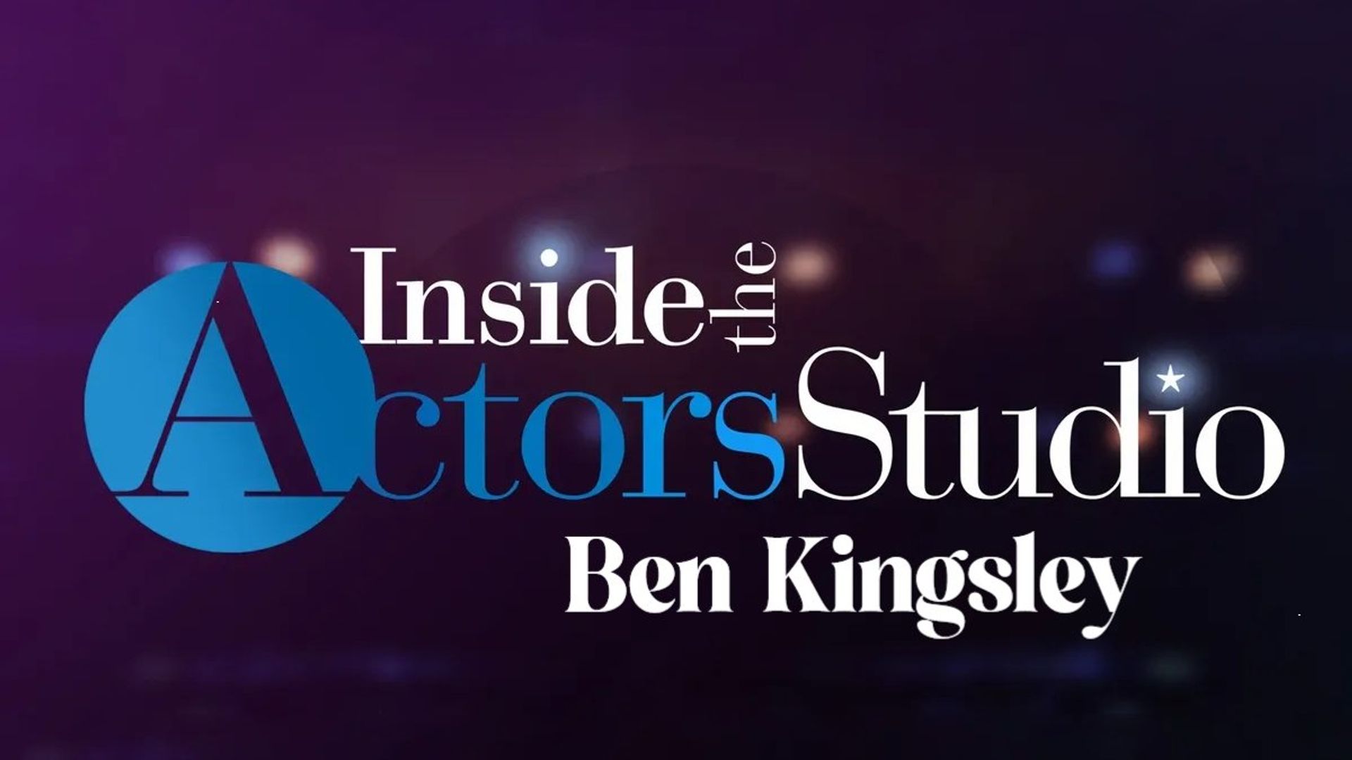 Inside the Actors Studio background