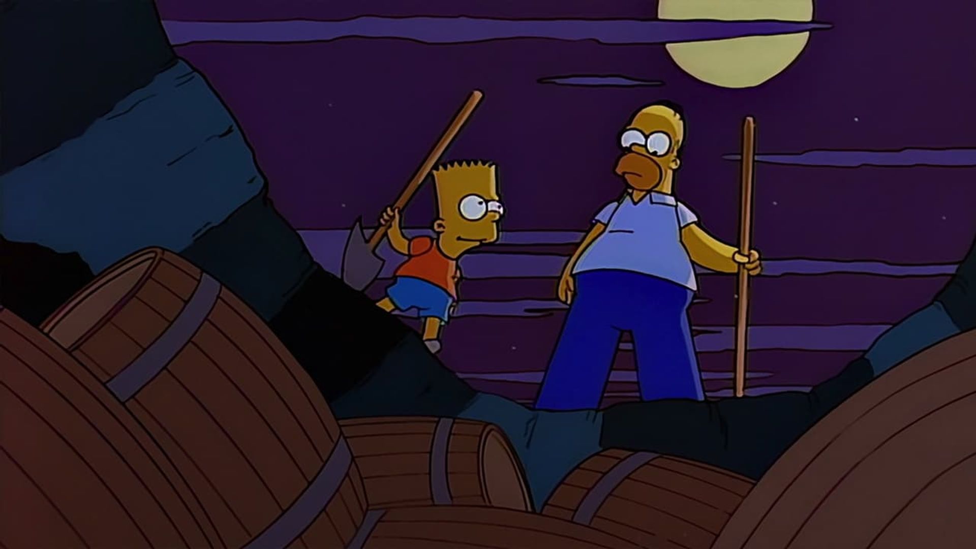 The Simpsons background