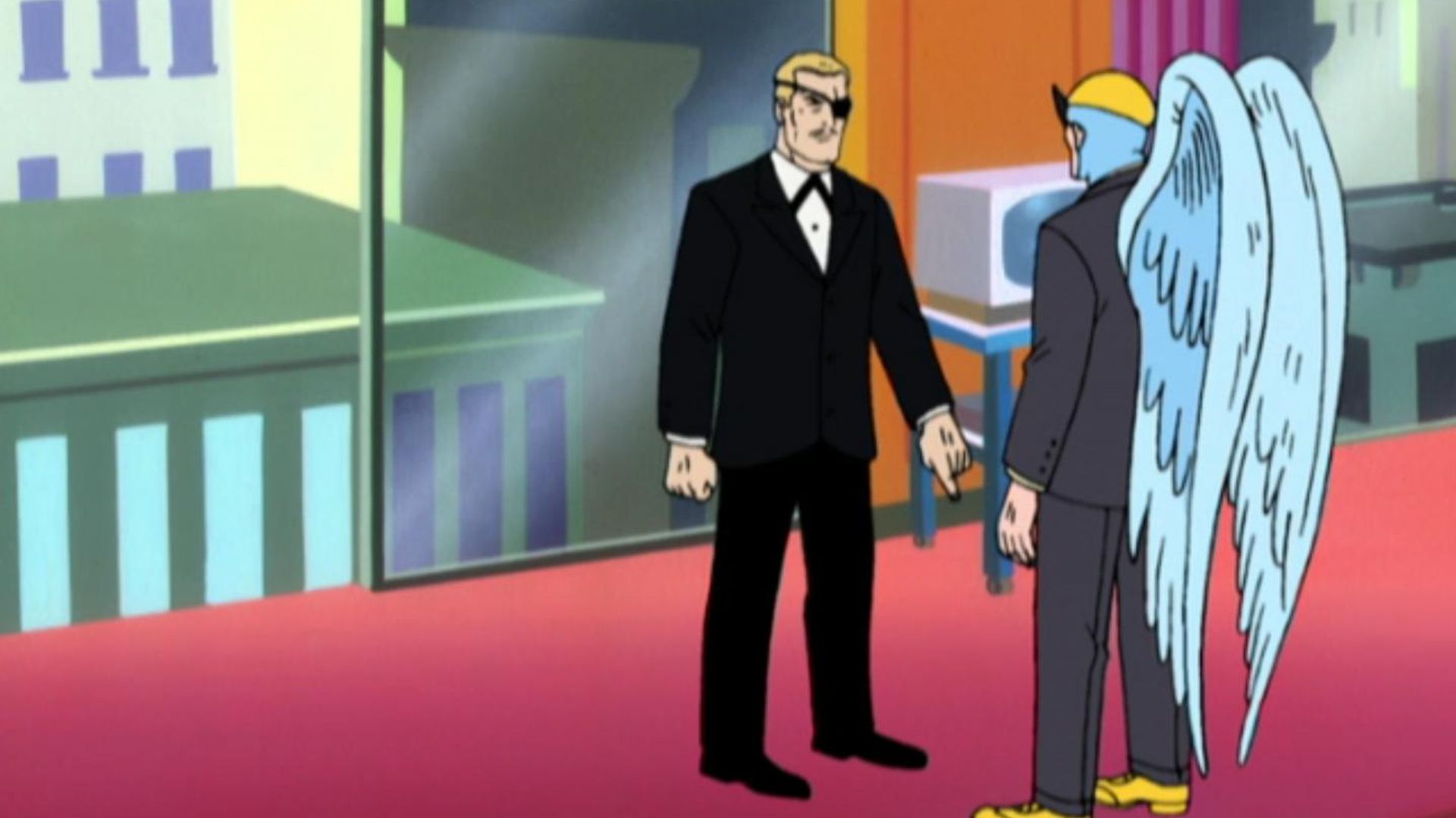 Harvey Birdman, Attorney at Law background