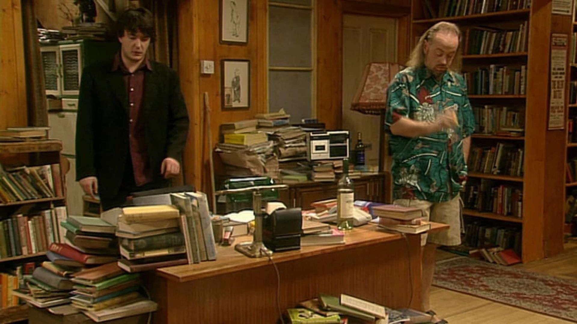 Black Books background