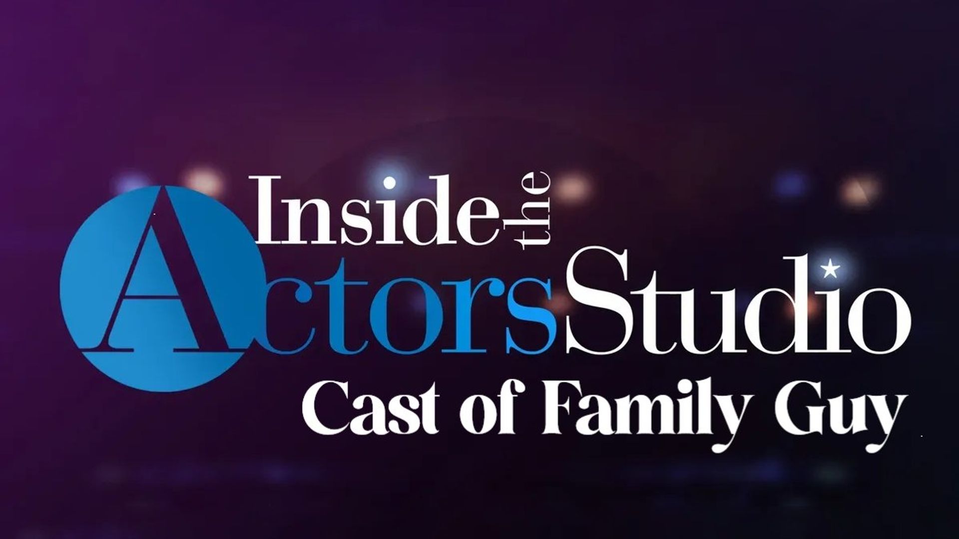 Inside the Actors Studio background