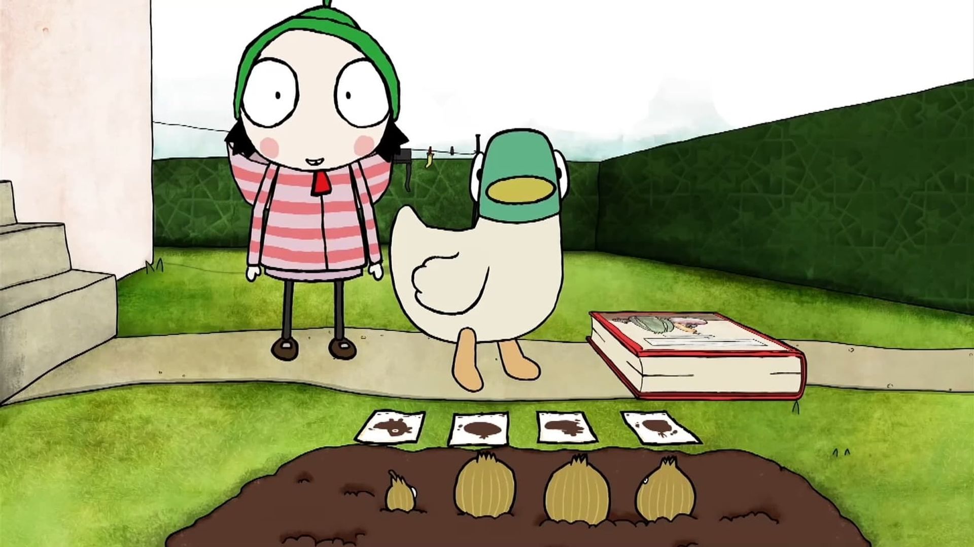 Sarah and Duck background