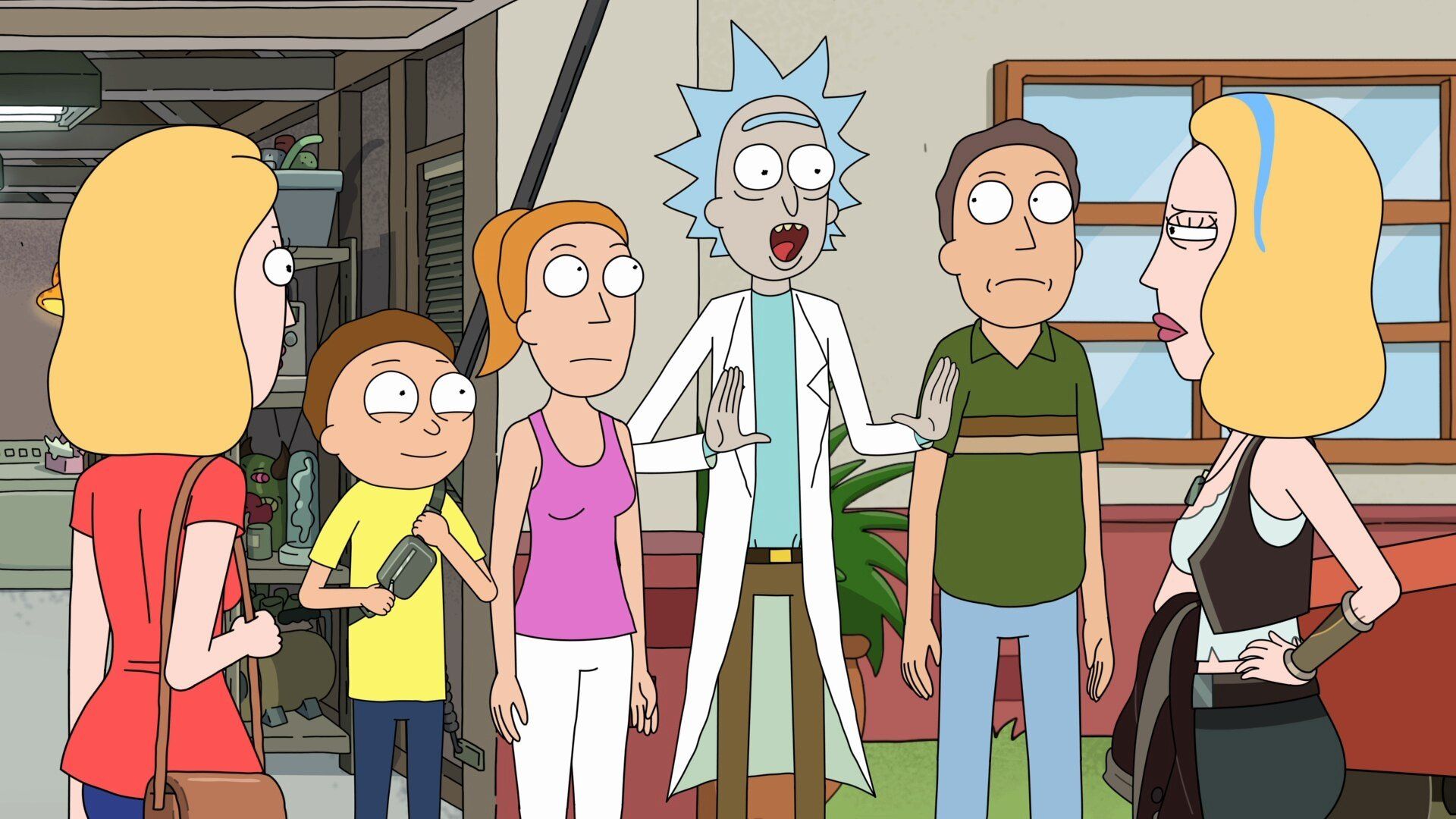 Rick and Morty background