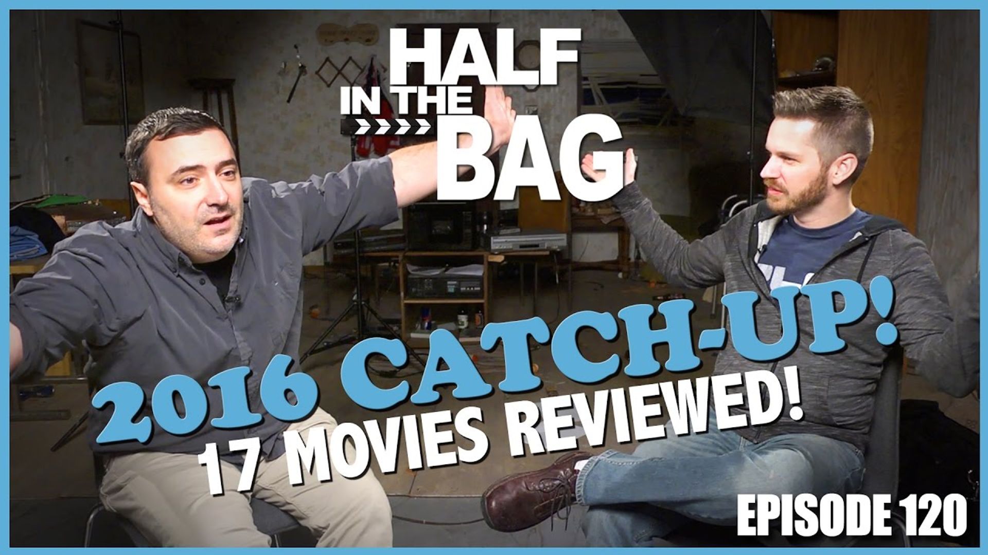 Half in the Bag background