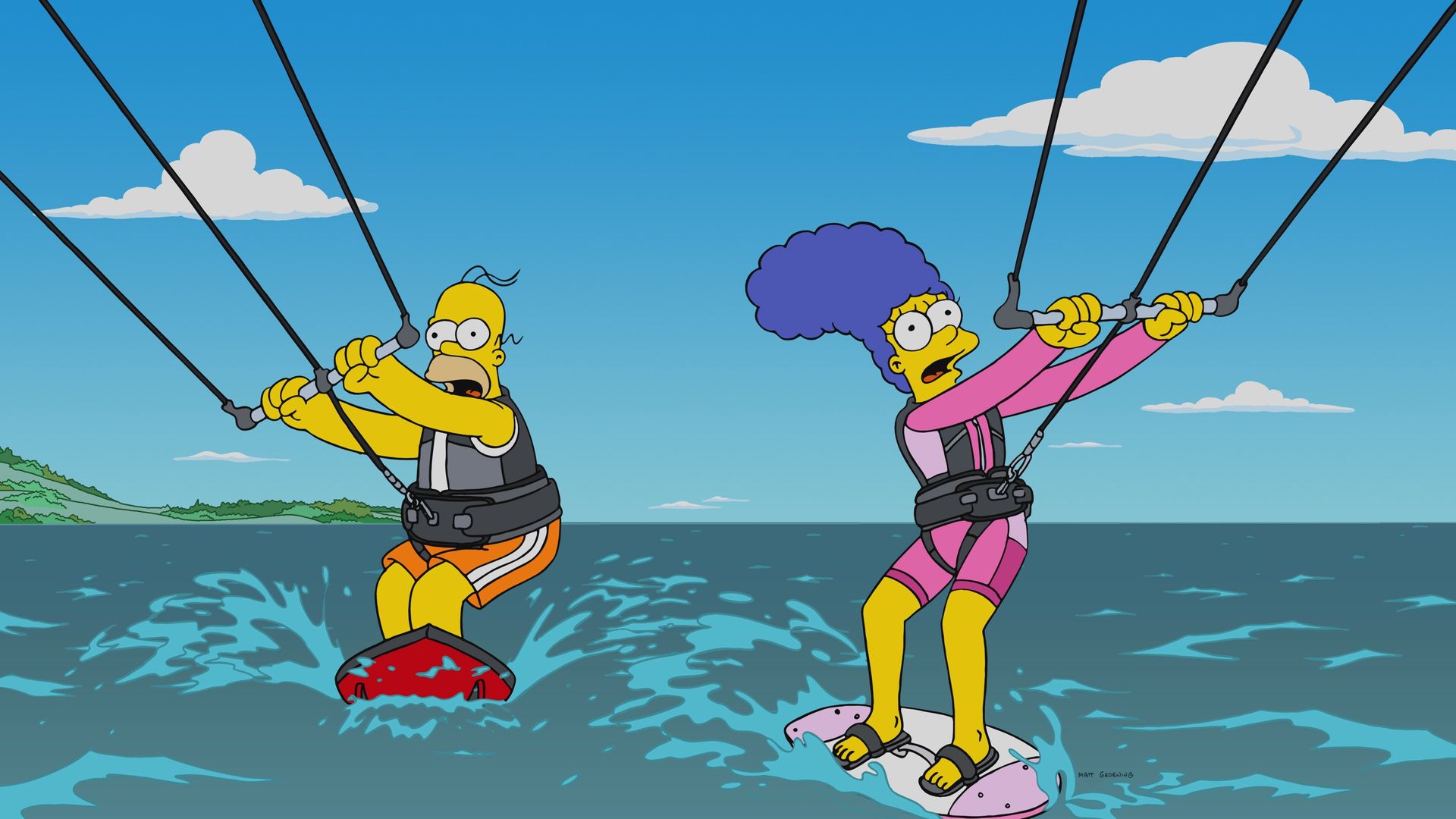 The Simpsons background