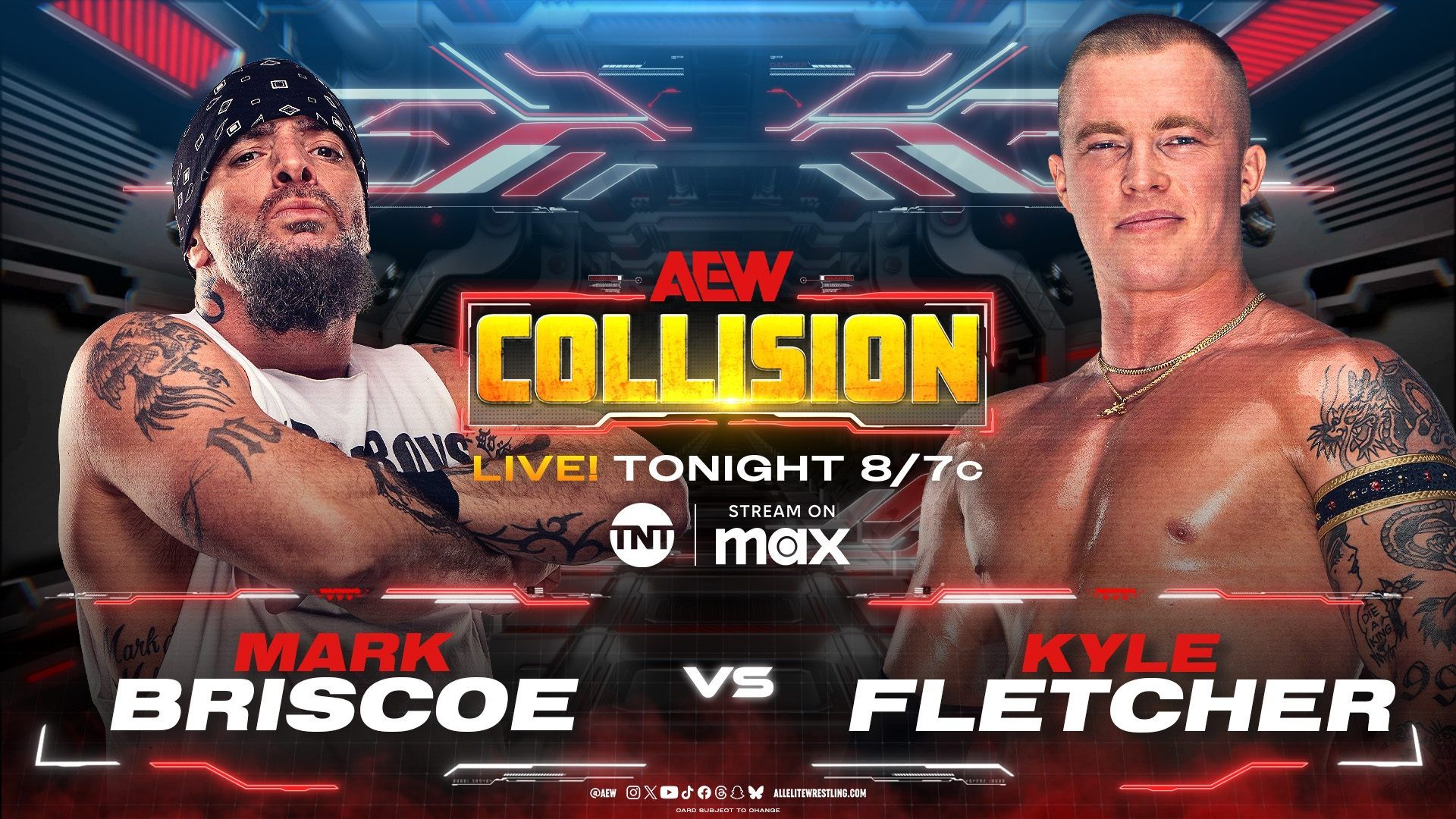 AEW Collision background