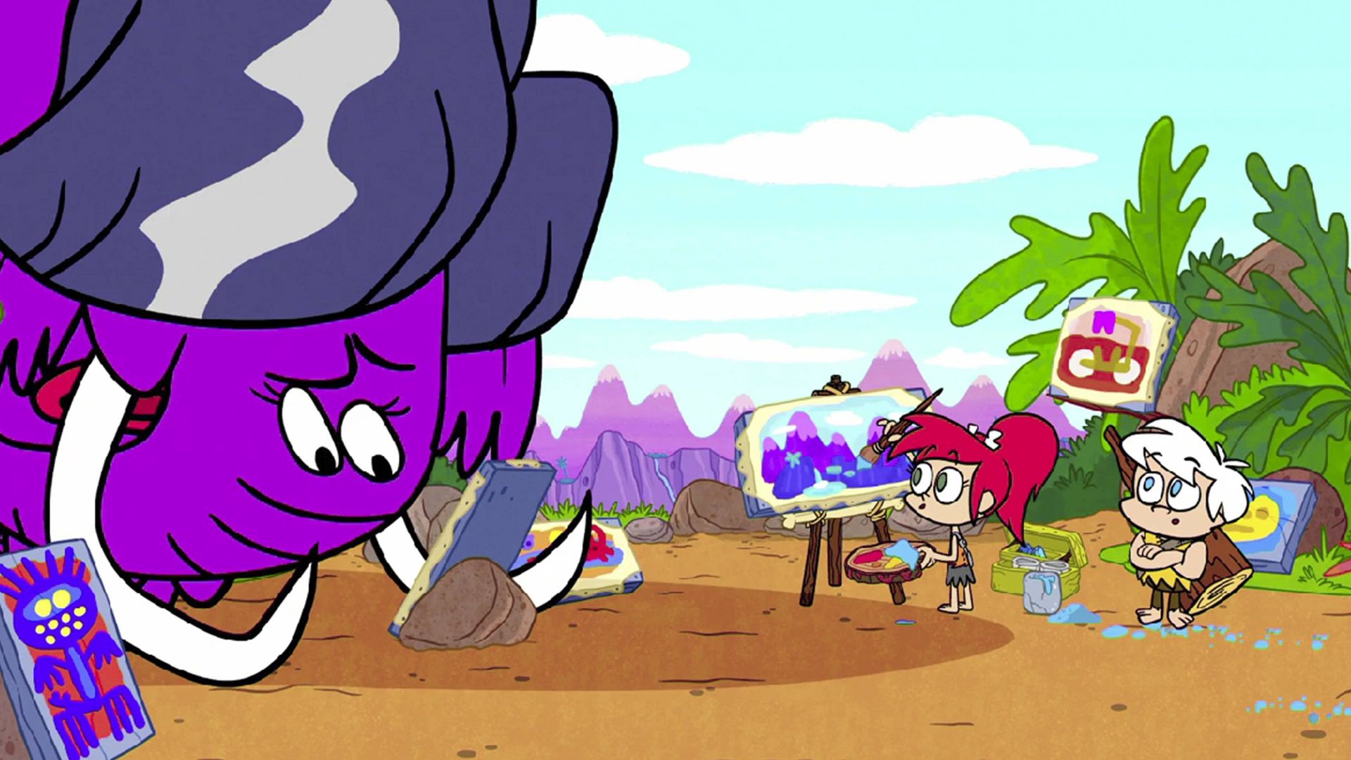 Yabba-Dabba Dinosaurs! background