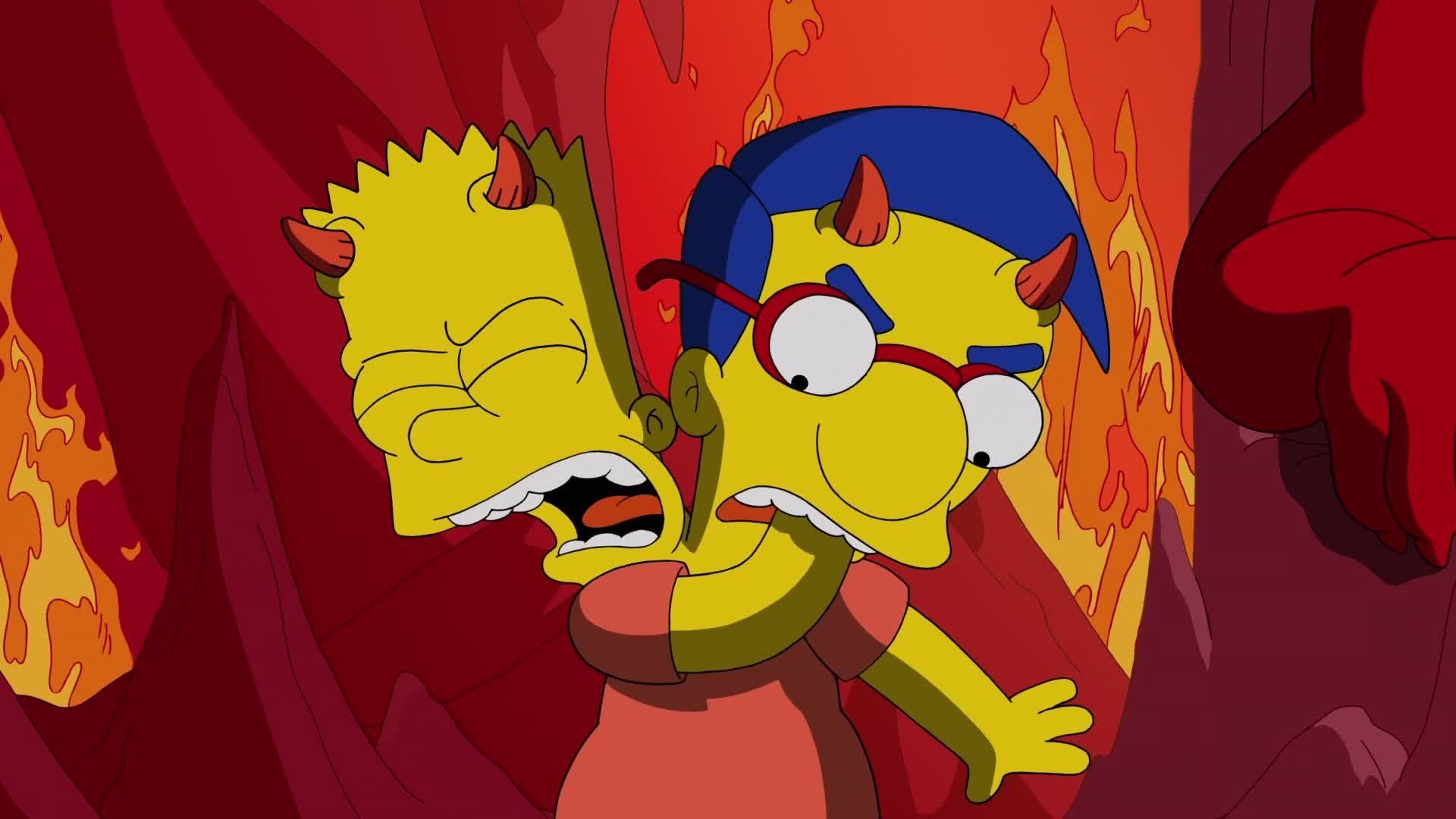 The Simpsons background