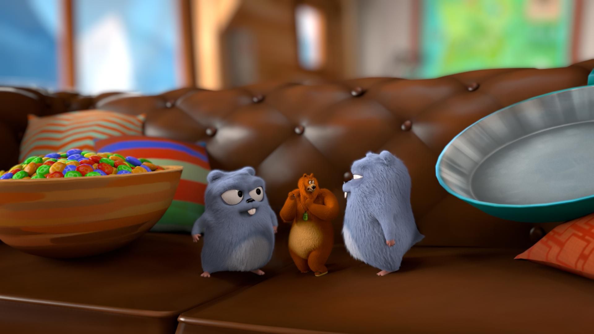 Grizzy and the Lemmings background
