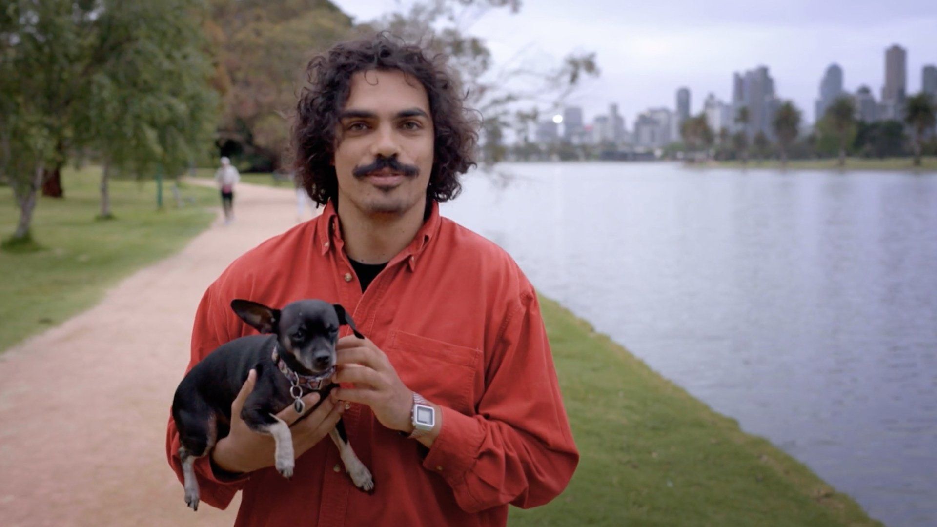 A Dog's World with Tony Armstrong background