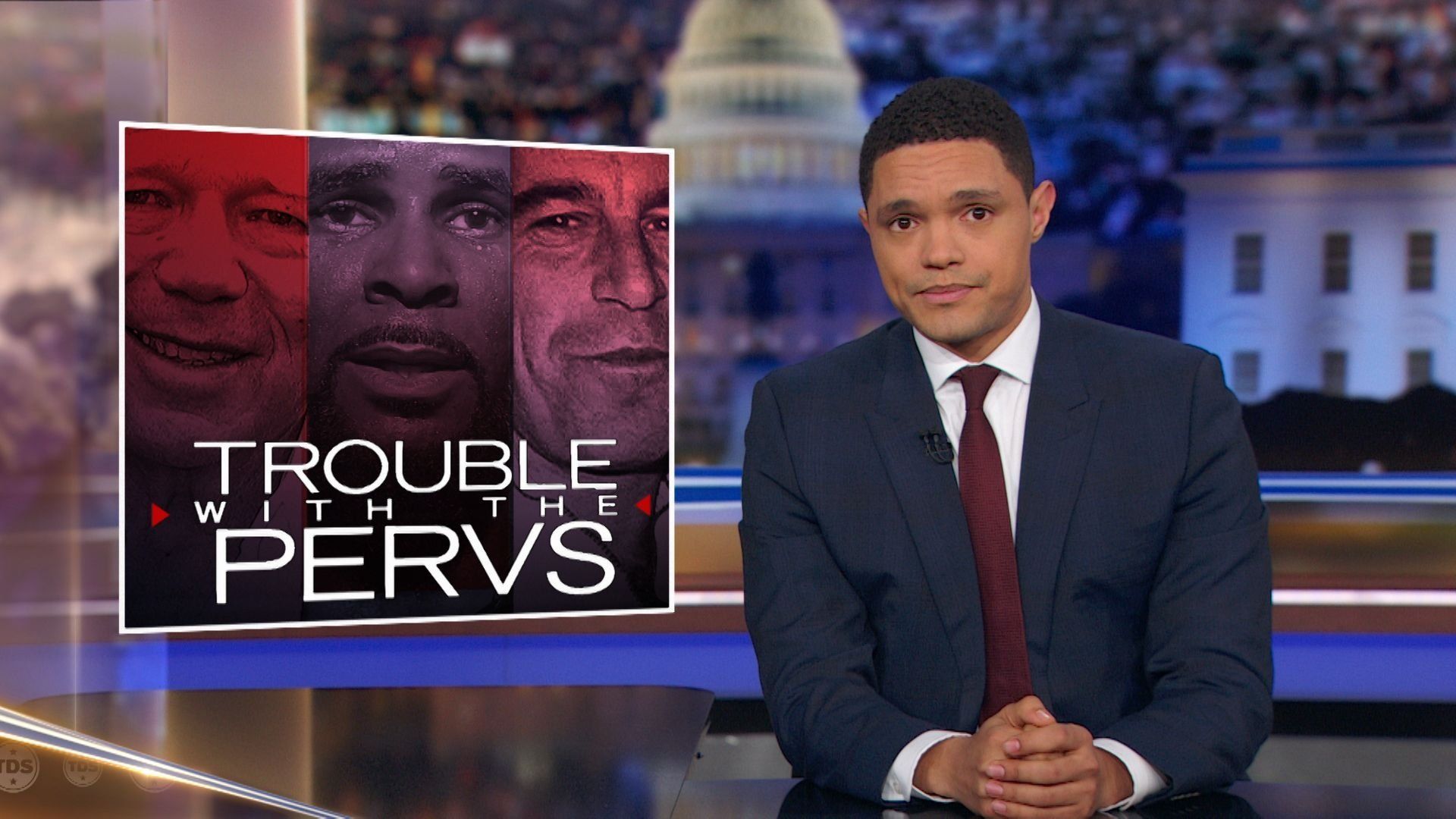 The Daily Show background