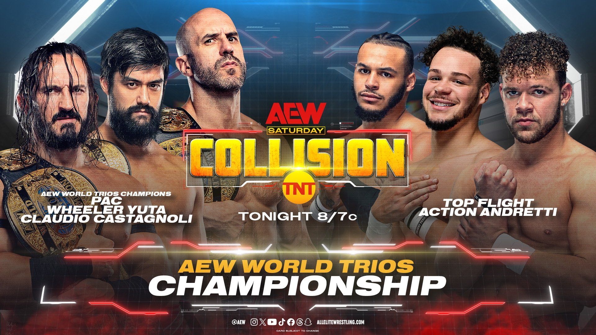 AEW Collision background
