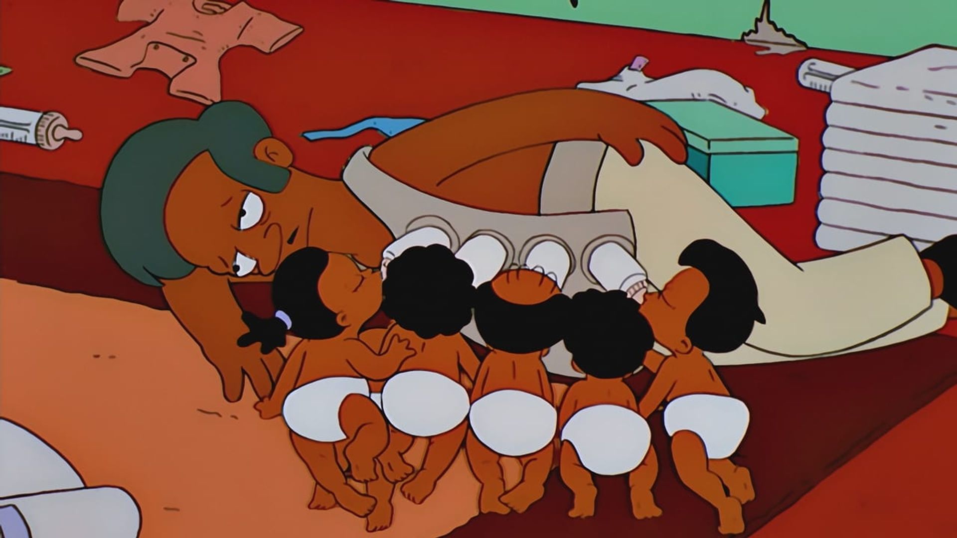 The Simpsons background