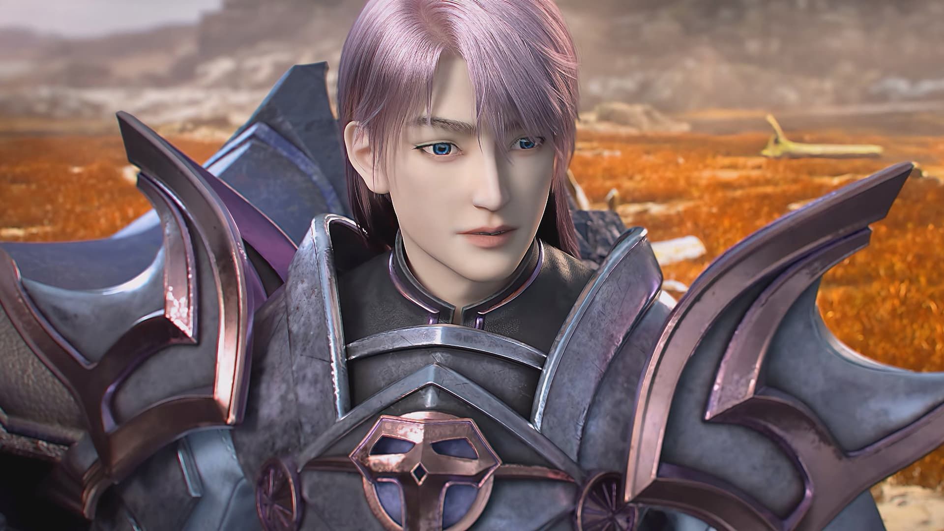 Purple River background