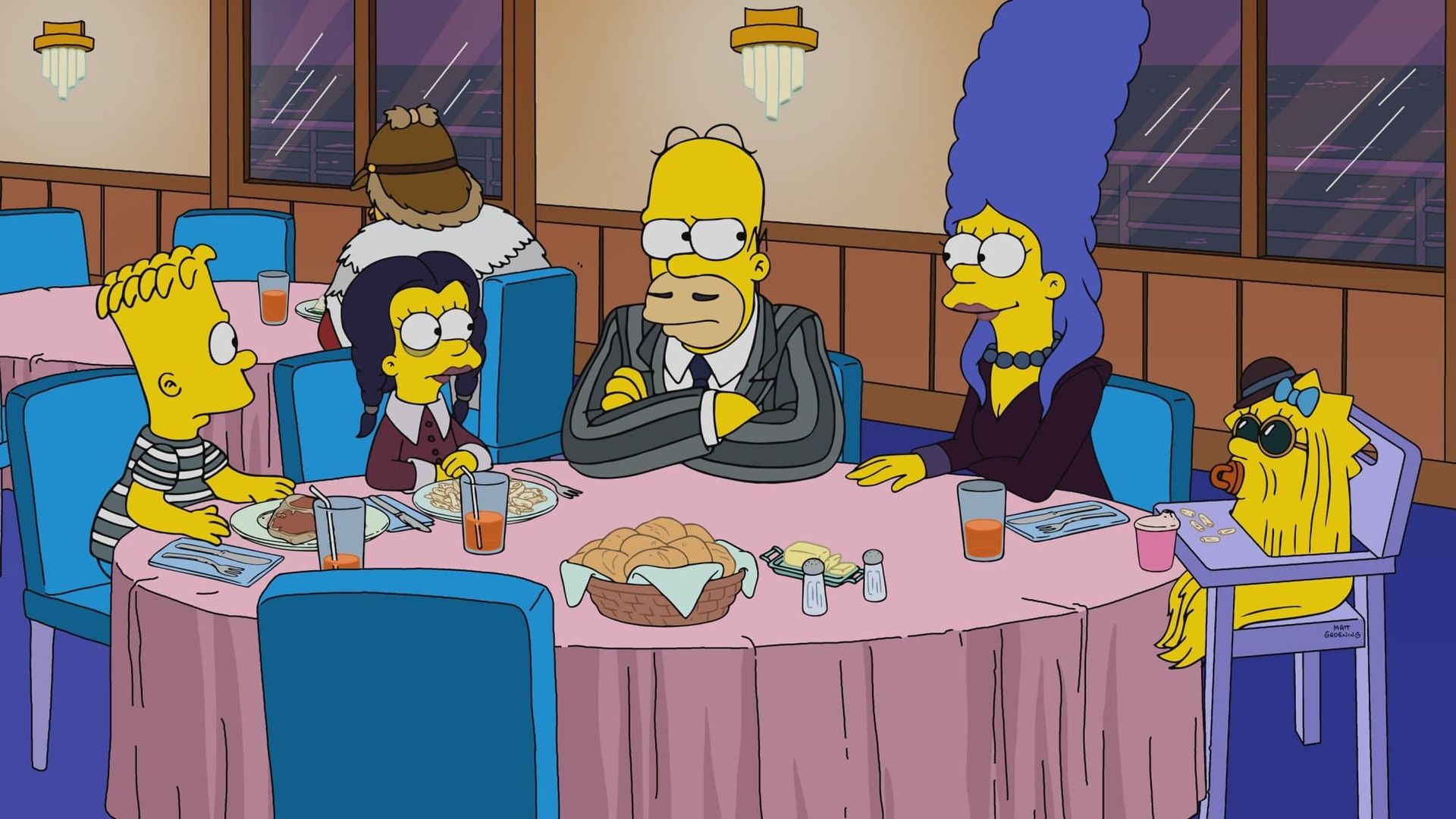 The Simpsons background