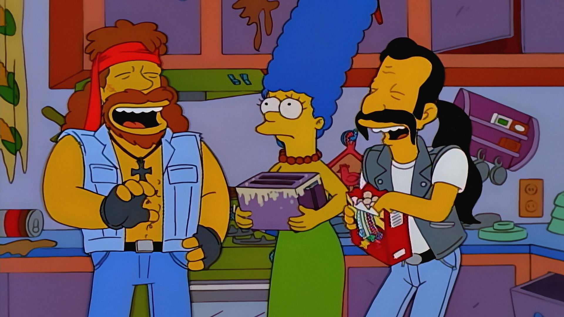 The Simpsons background