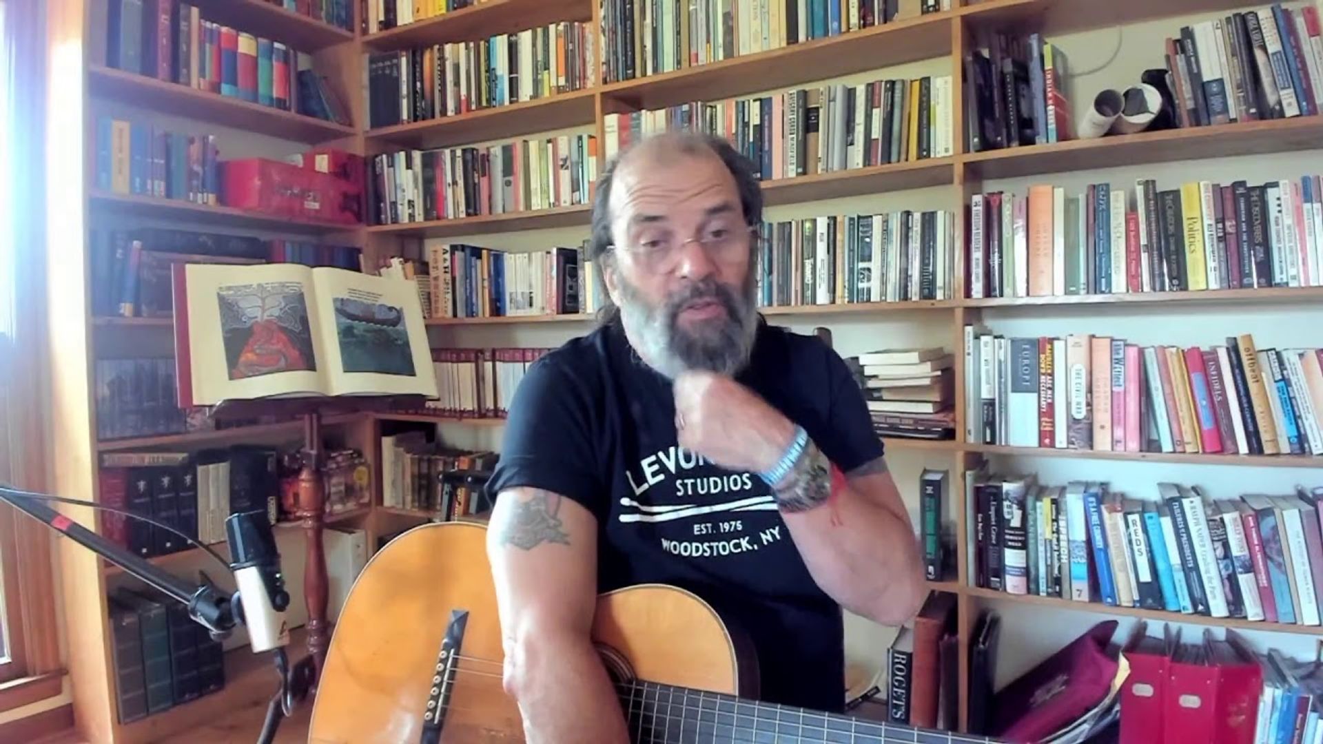 Guitar Town with Steve Earle background
