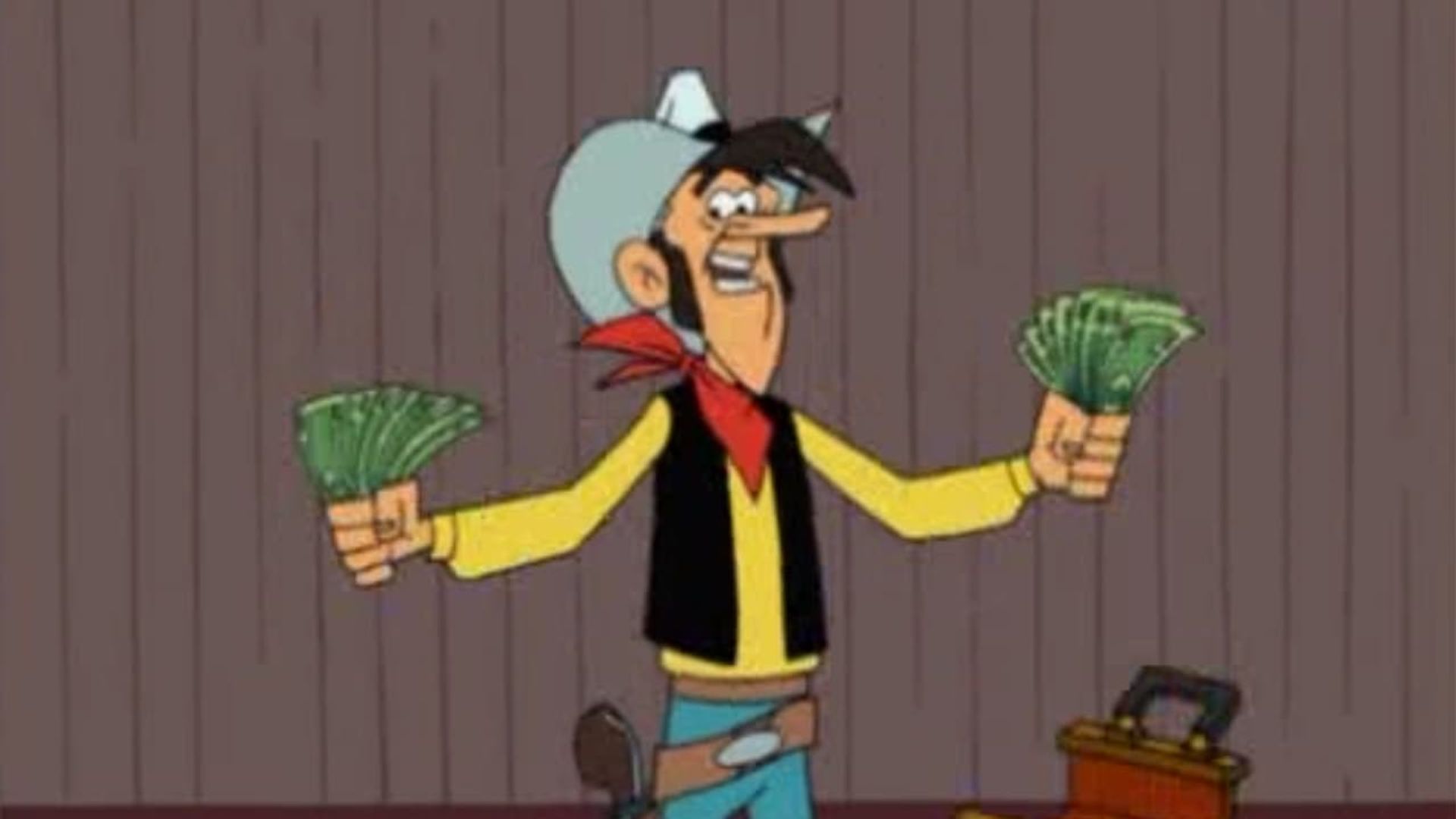Les nouvelles aventures de Lucky Luke background