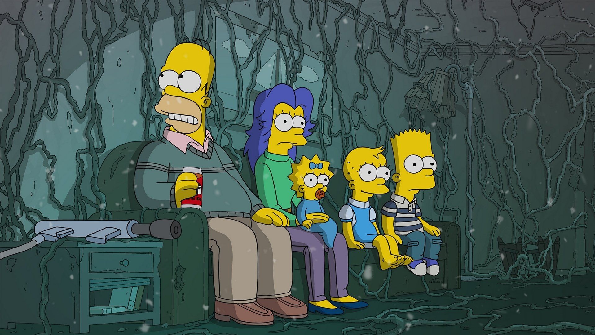 The Simpsons background