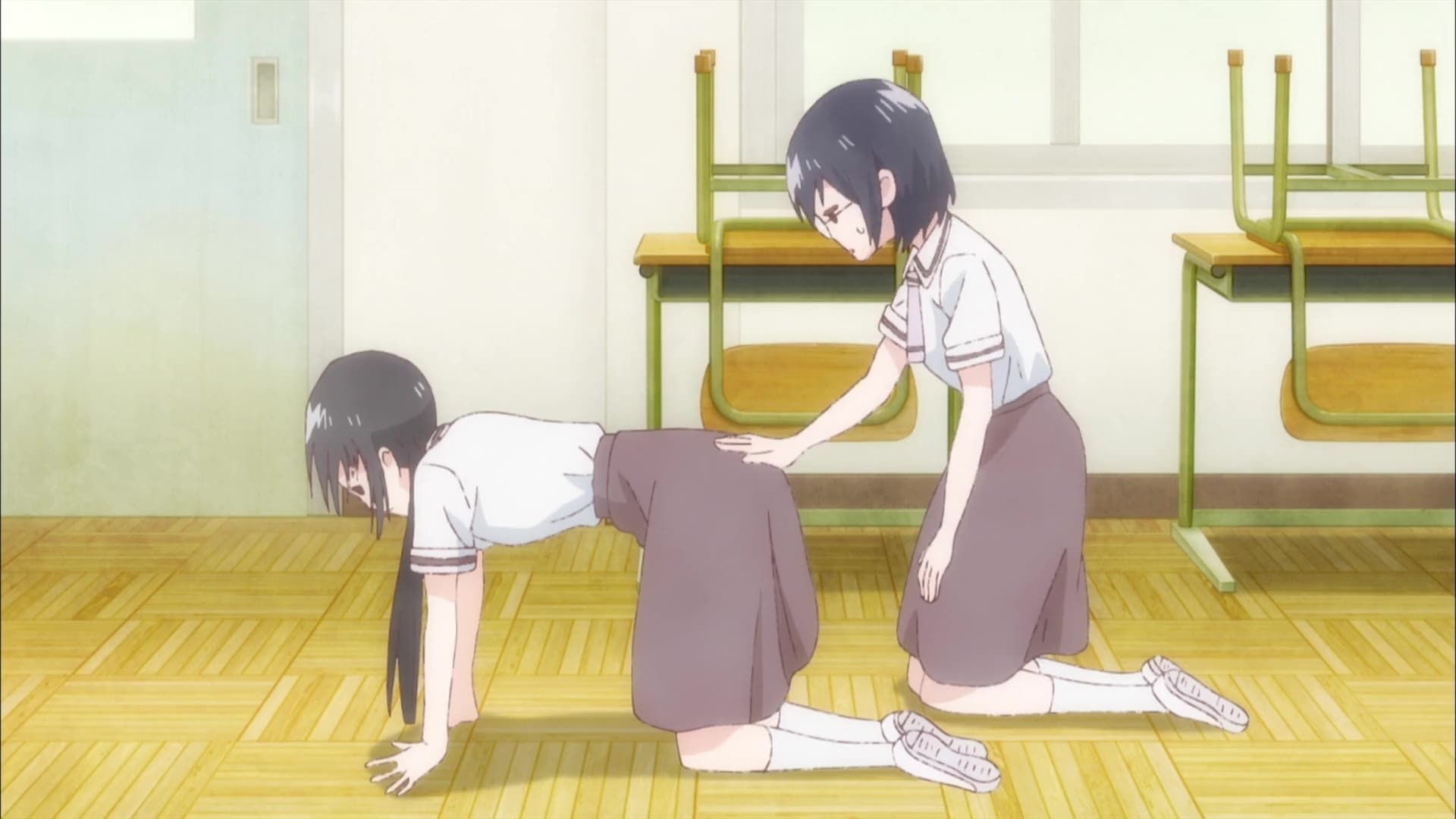 Asobi Asobase: Workshop of Fun background