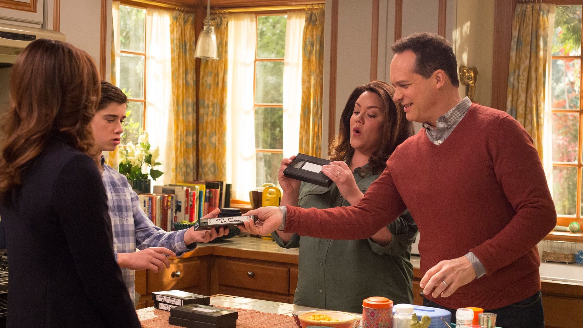 American Housewife background