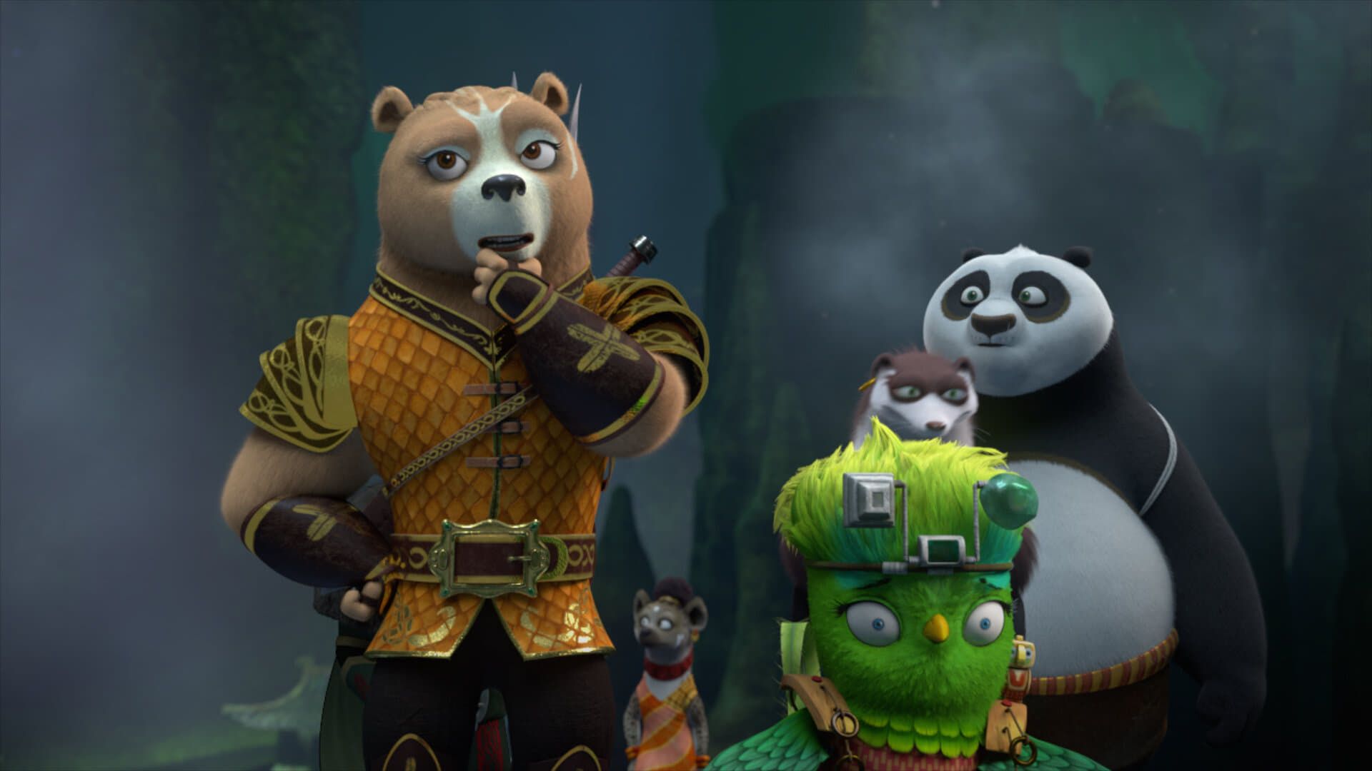 Kung Fu Panda: The Dragon Knight background