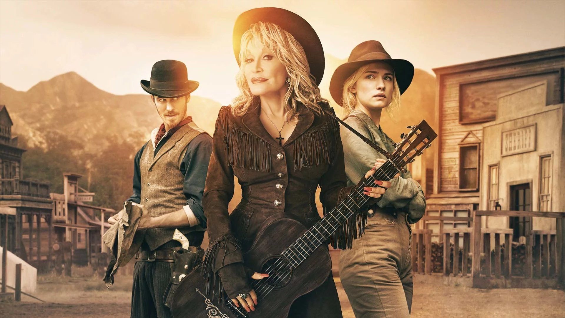 Dolly Parton's Heartstrings background