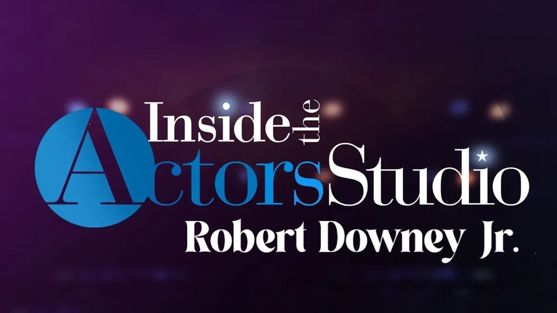 Inside the Actors Studio background
