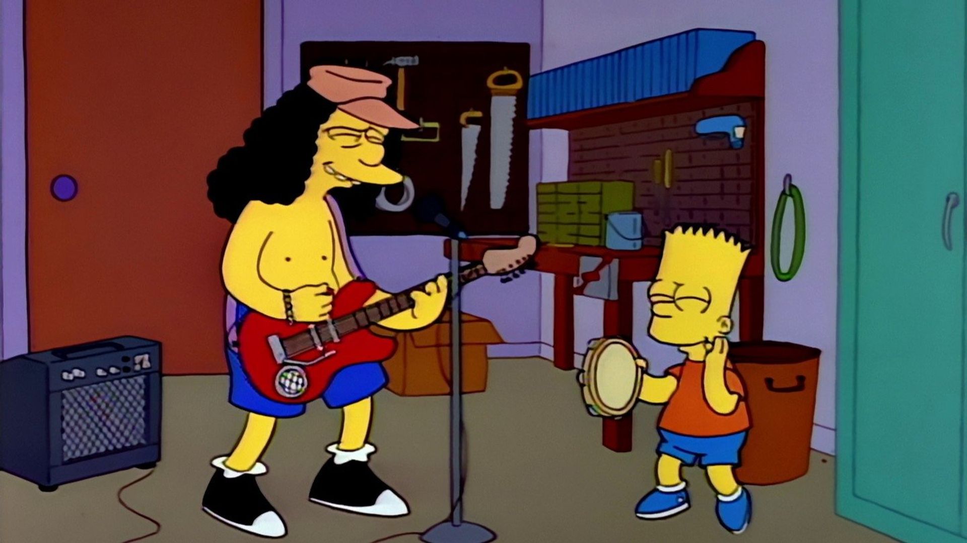 The Simpsons background
