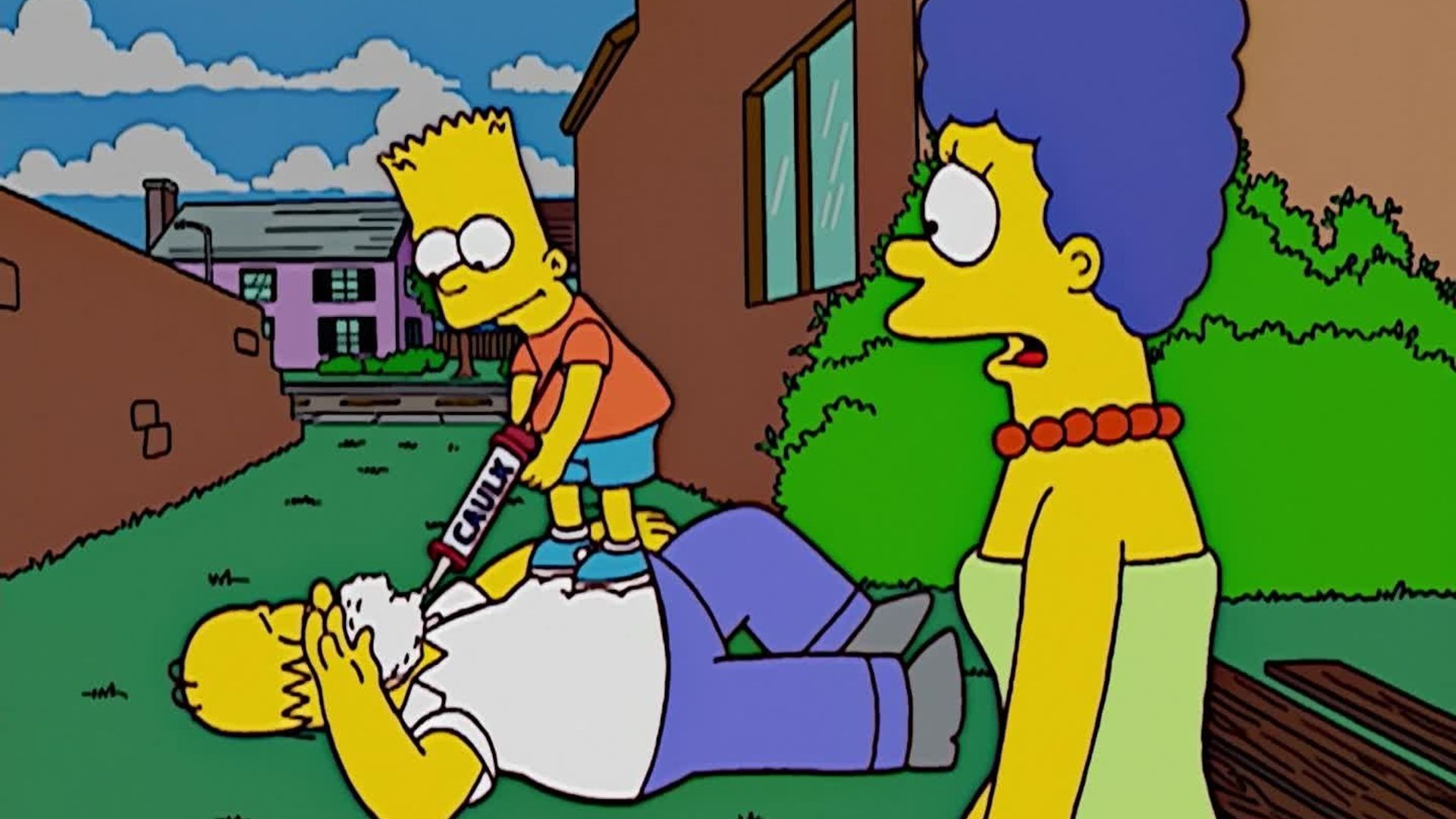 The Simpsons background