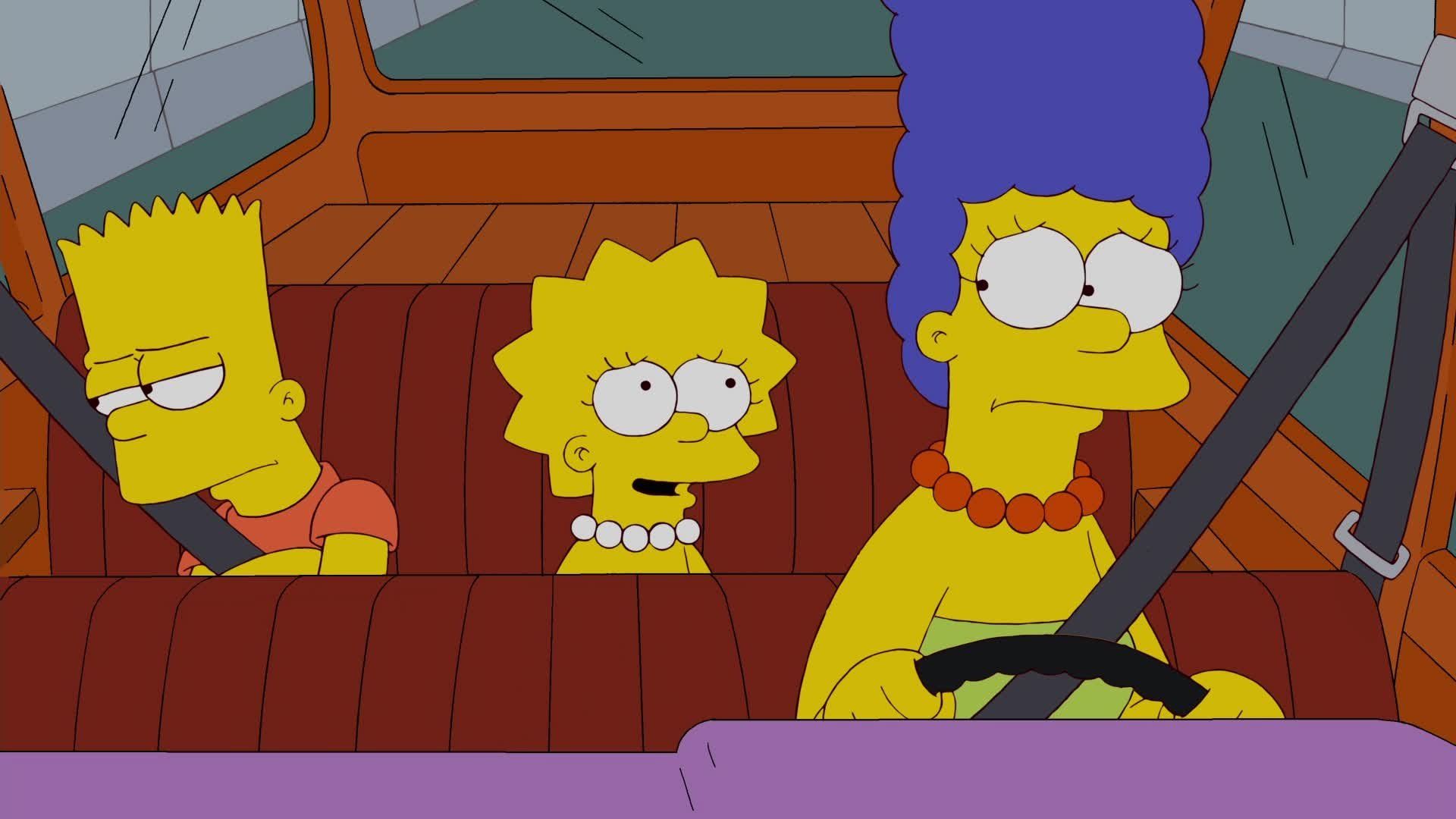 The Simpsons background