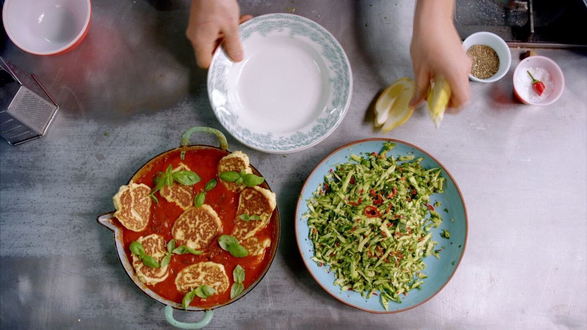 Jamie's 15-Minute Meals background