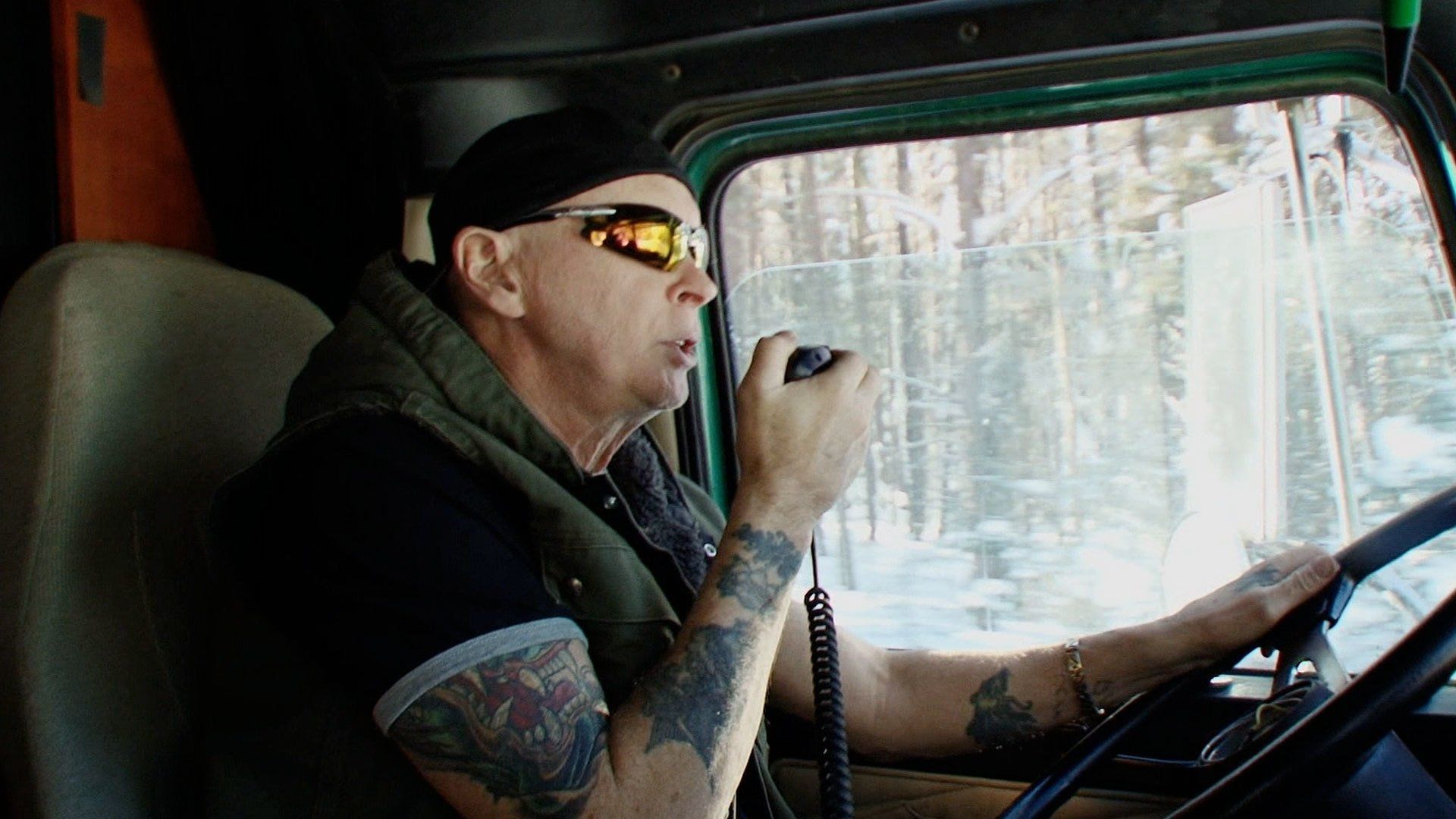 Ice Road Truckers background