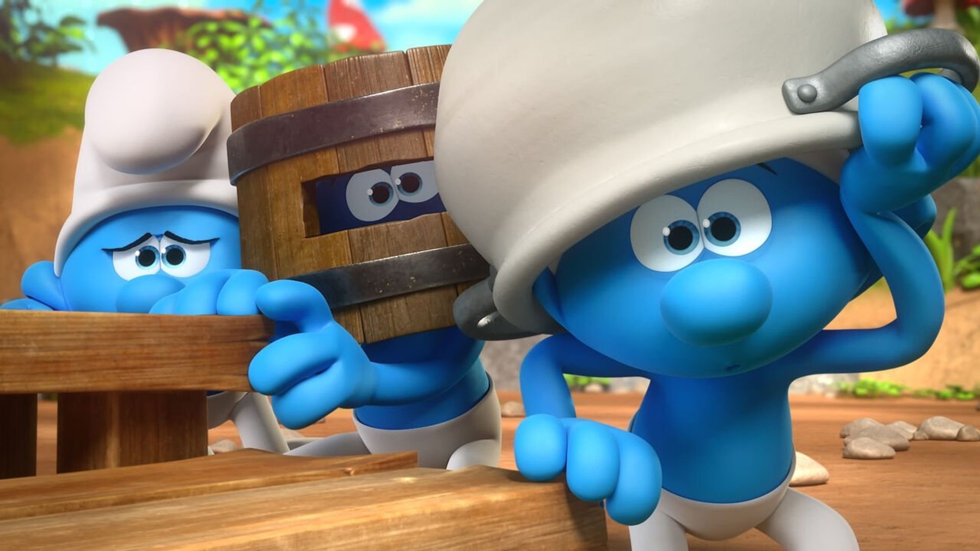 The Smurfs background