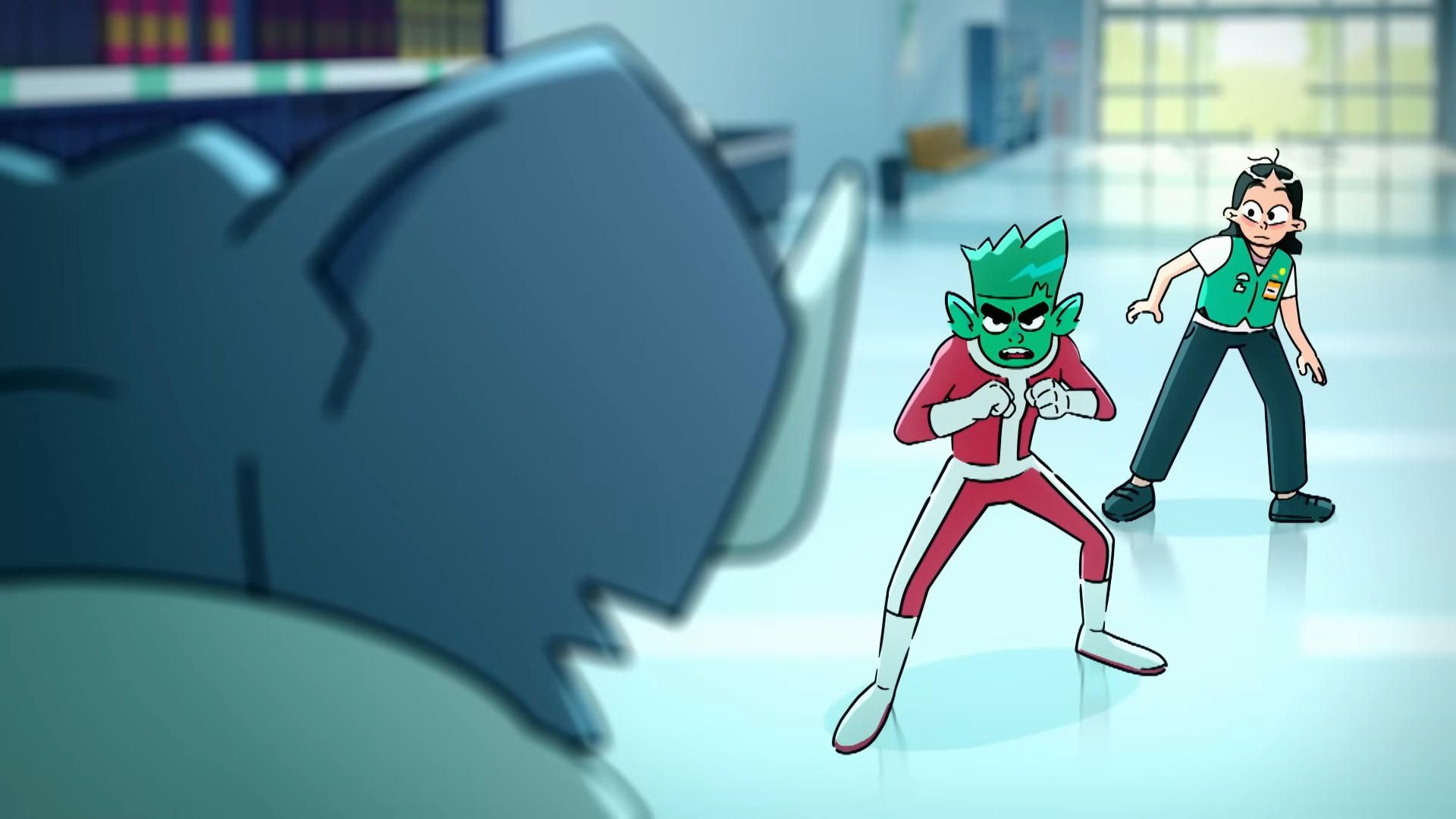 Beast Boy: Lone Wolf background