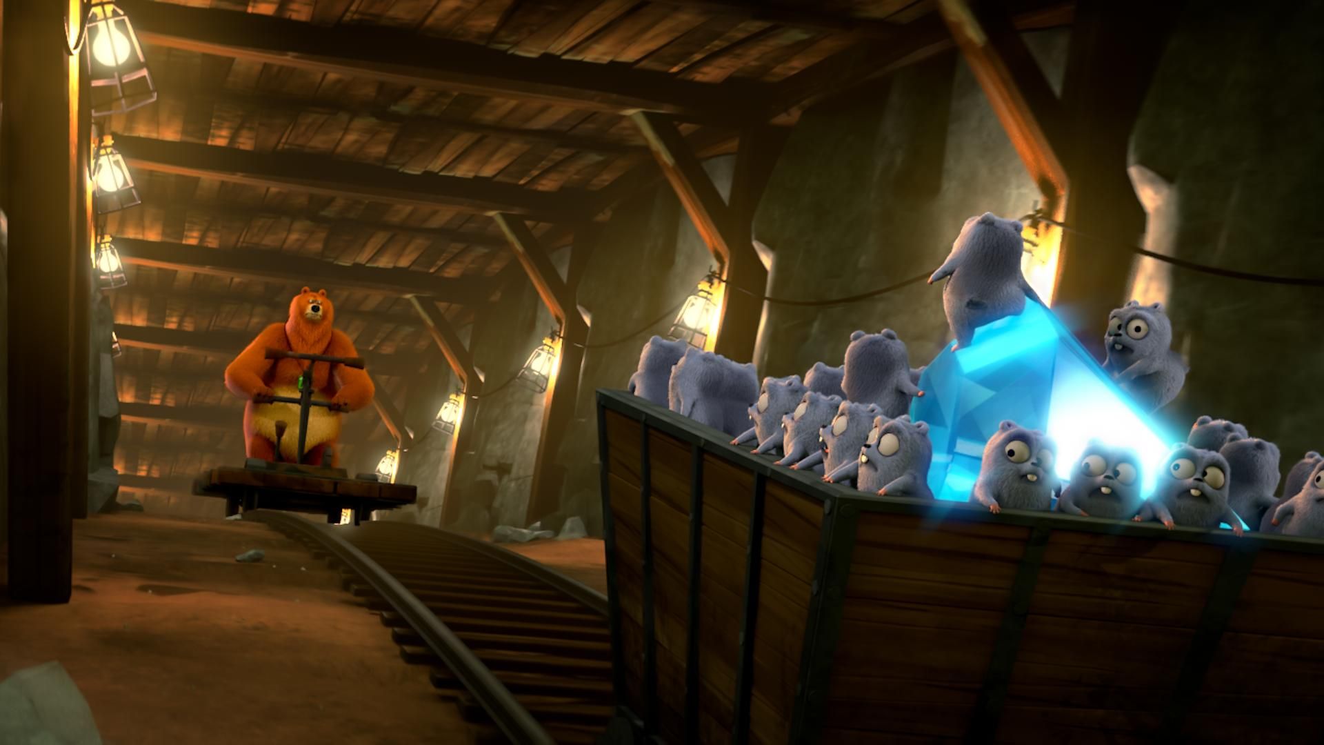 Grizzy and the Lemmings background