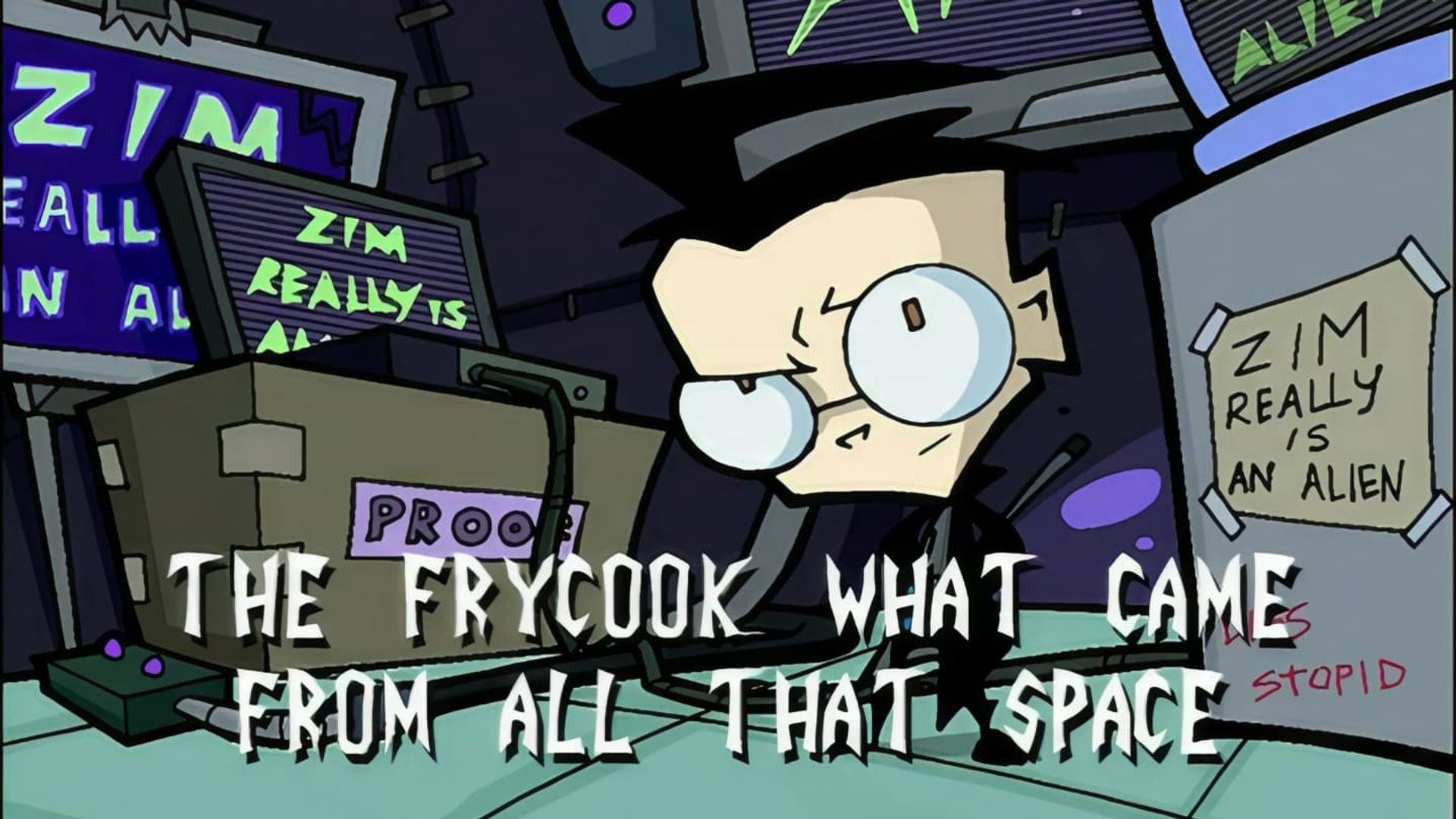 Invader ZIM background
