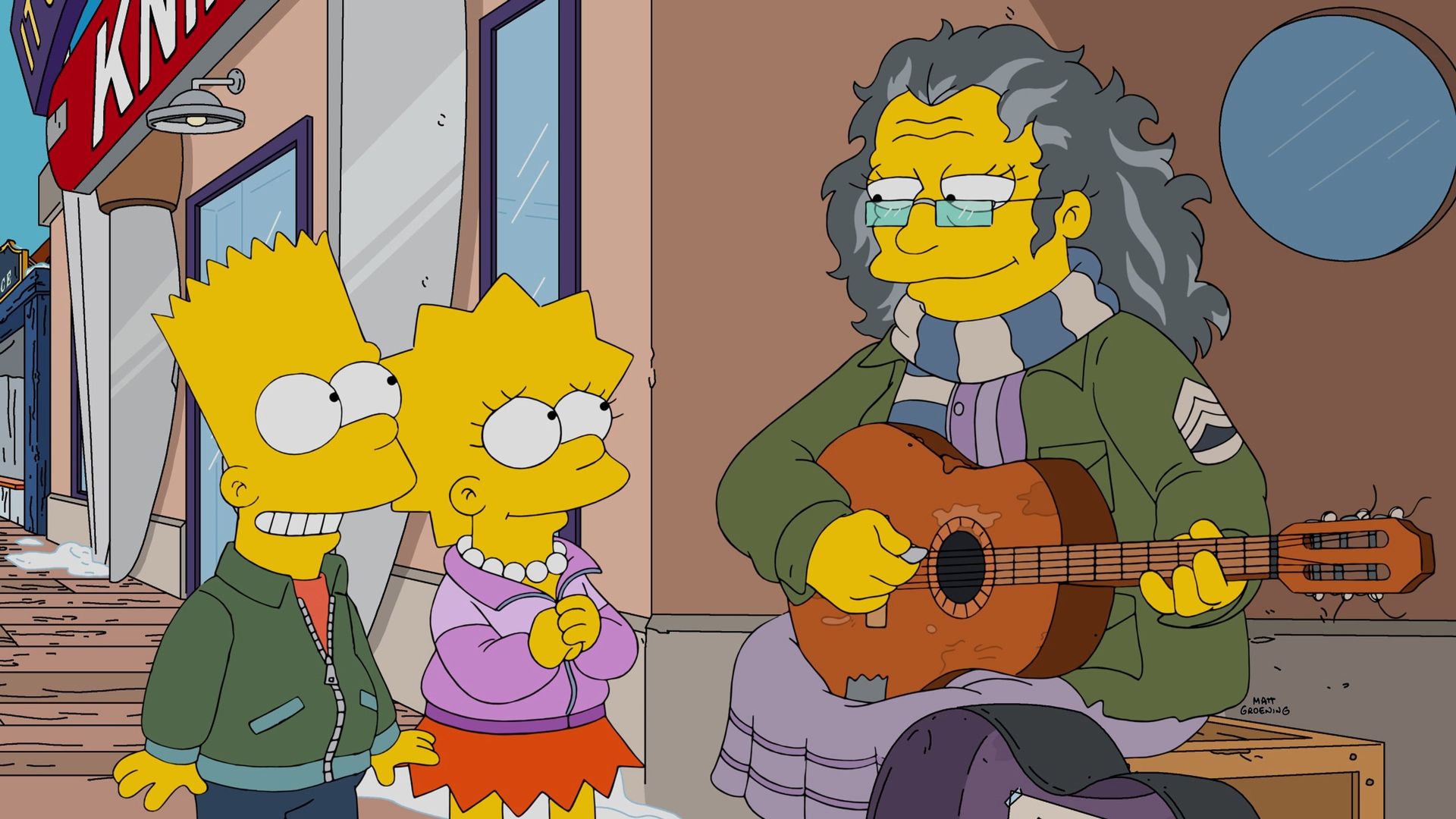 The Simpsons background