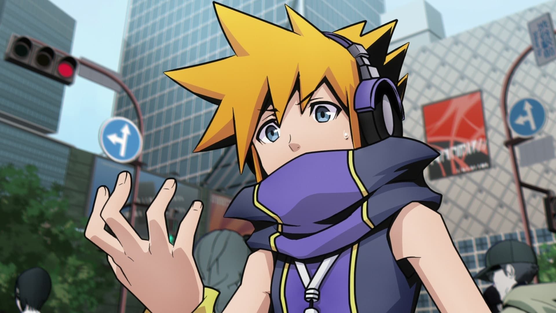 The World Ends with You: The Animation background