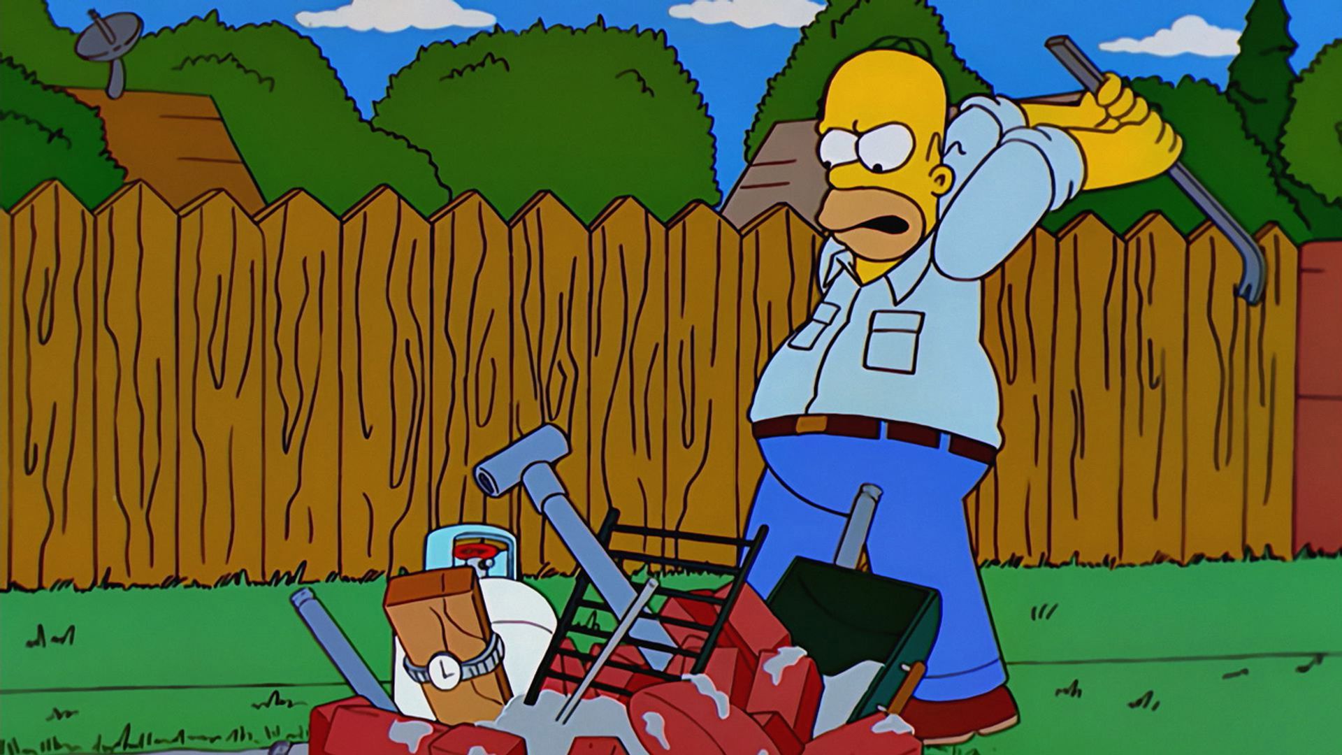 The Simpsons background