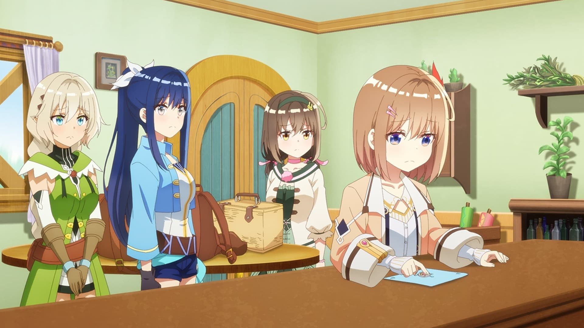 Shinmai renkinjutsushi no tenpo keiei background