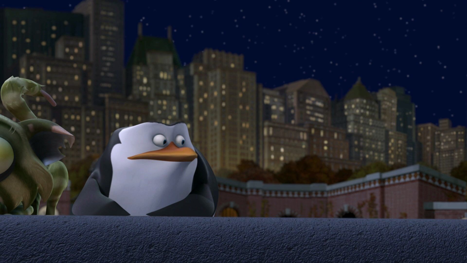 The Penguins of Madagascar background