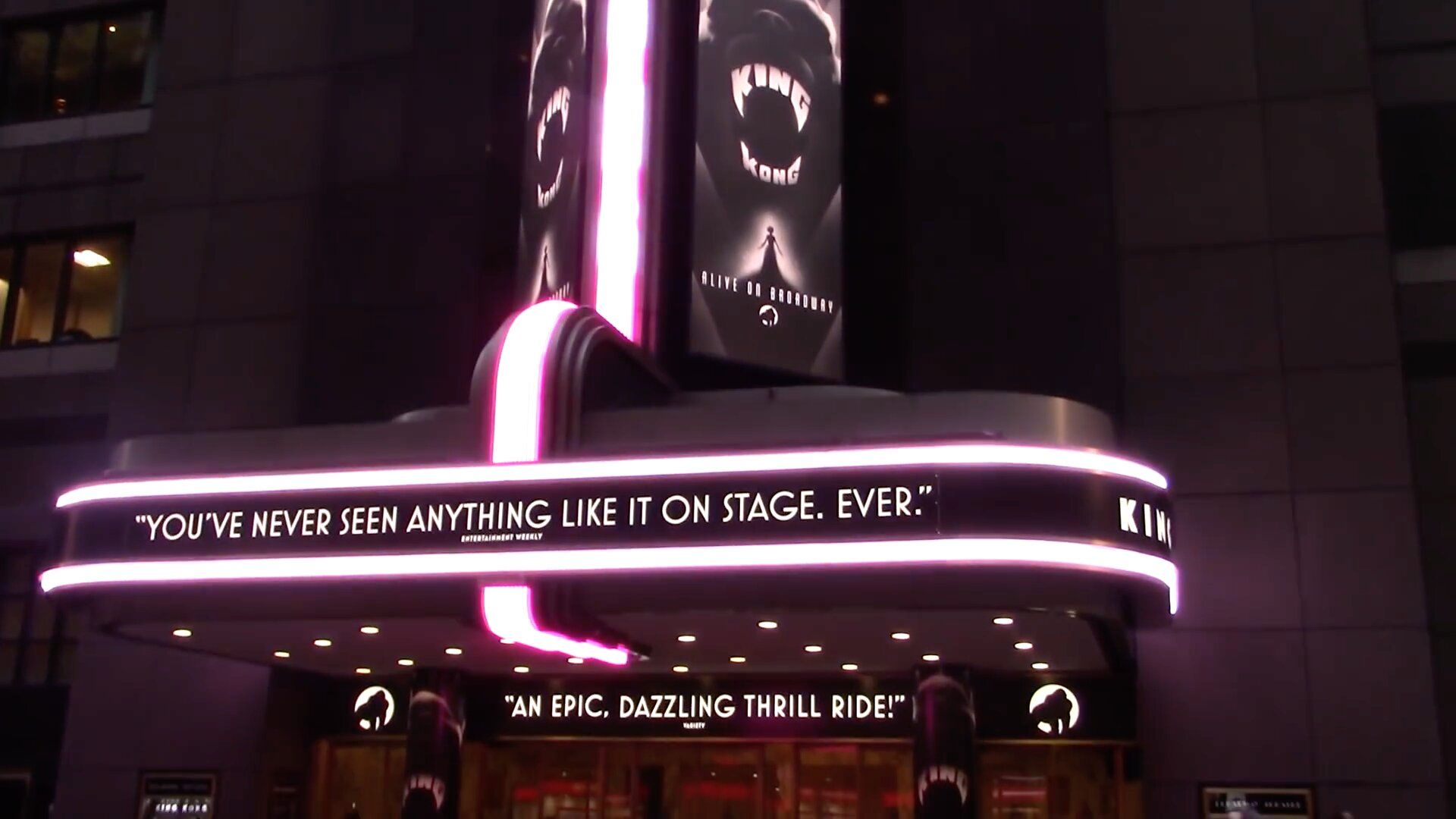 Queen of New York: Backstage at 'King Kong' with Christiani Pitts background