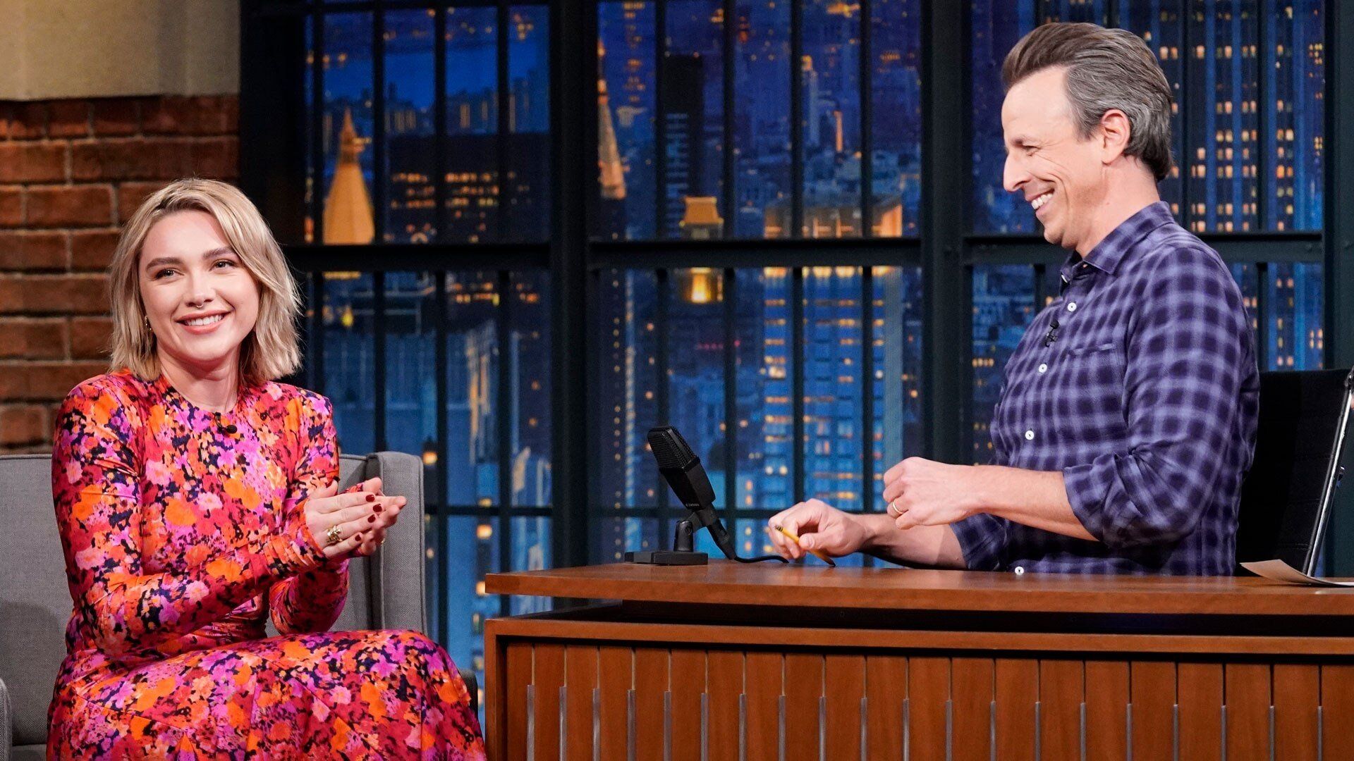 Late Night with Seth Meyers background