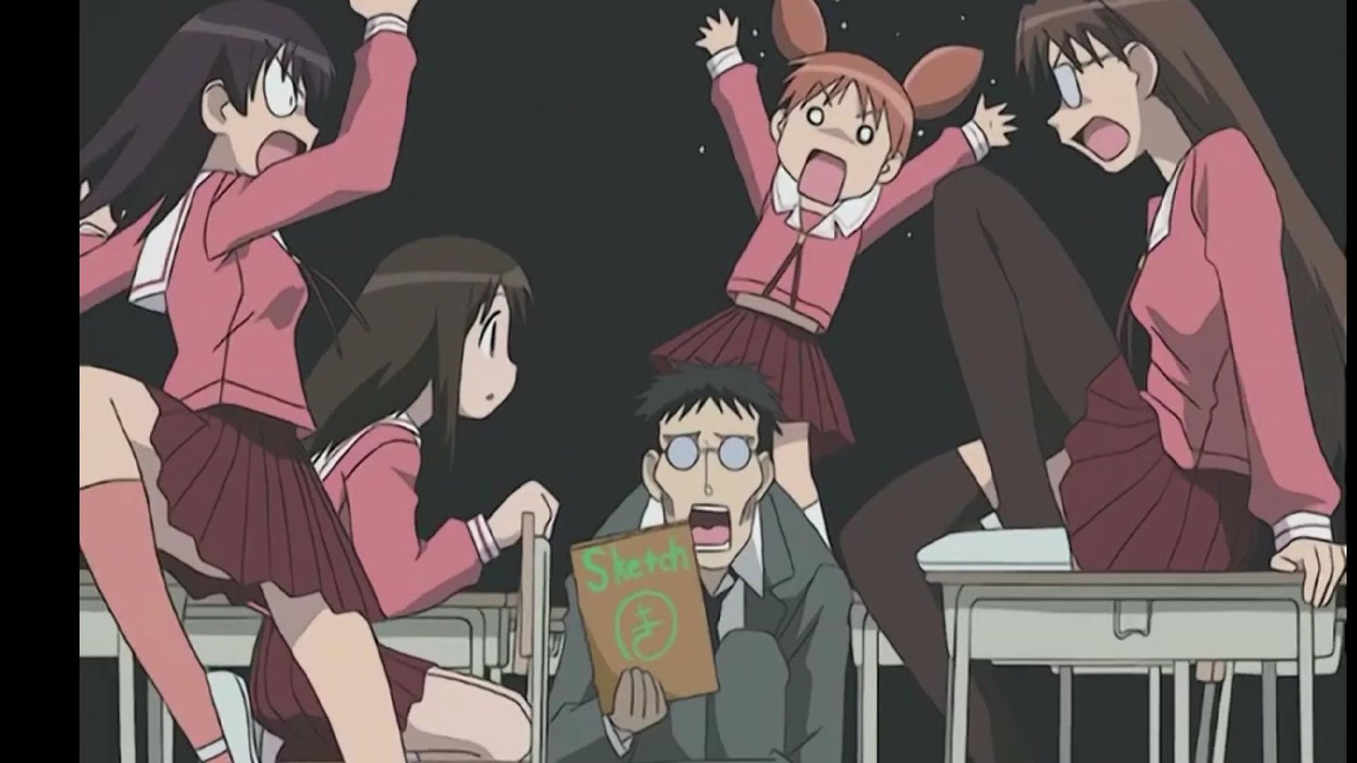 Azumanga Daioh: The Animation background