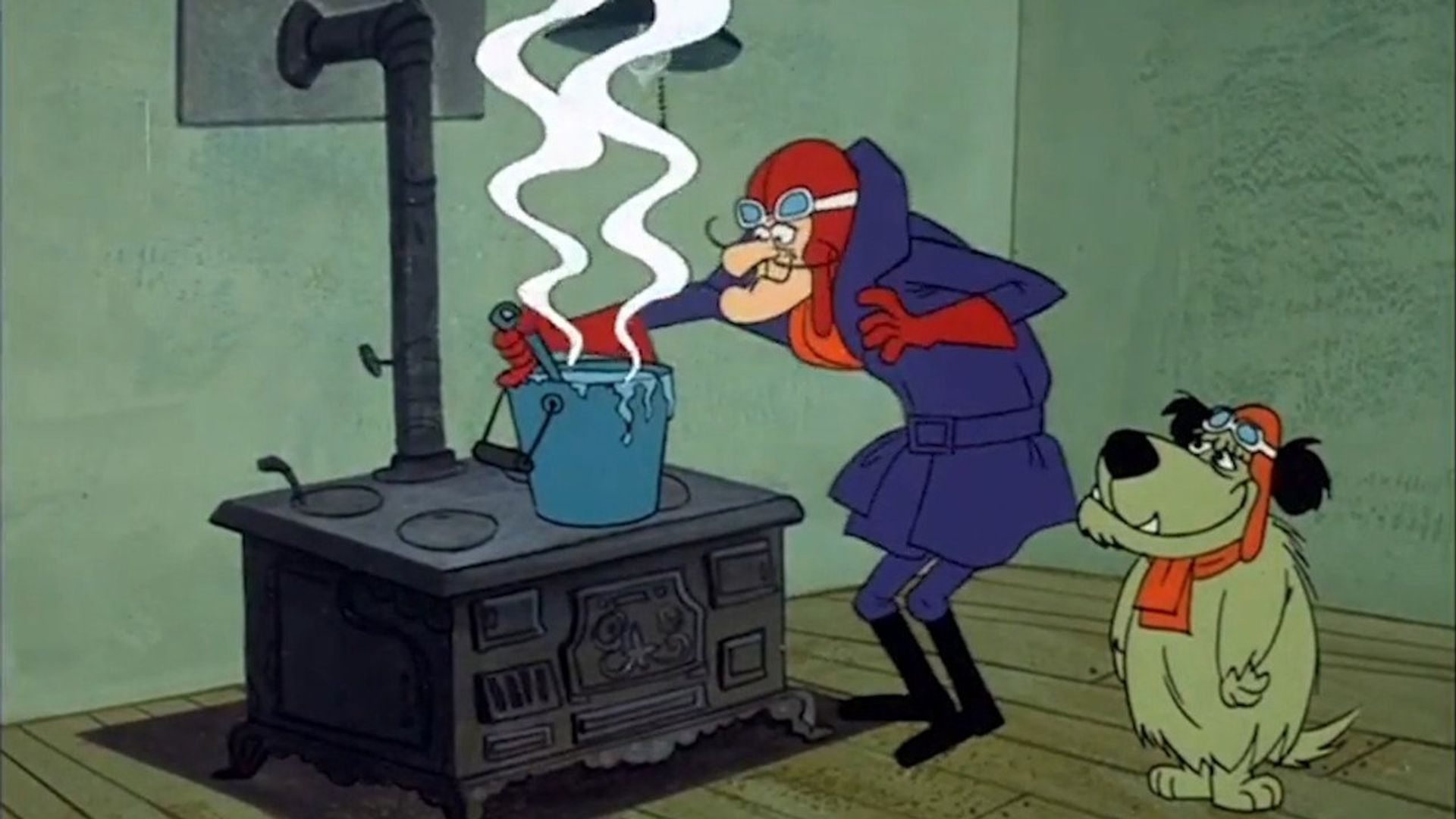 Dastardly and Muttley in Their Flying Machines background