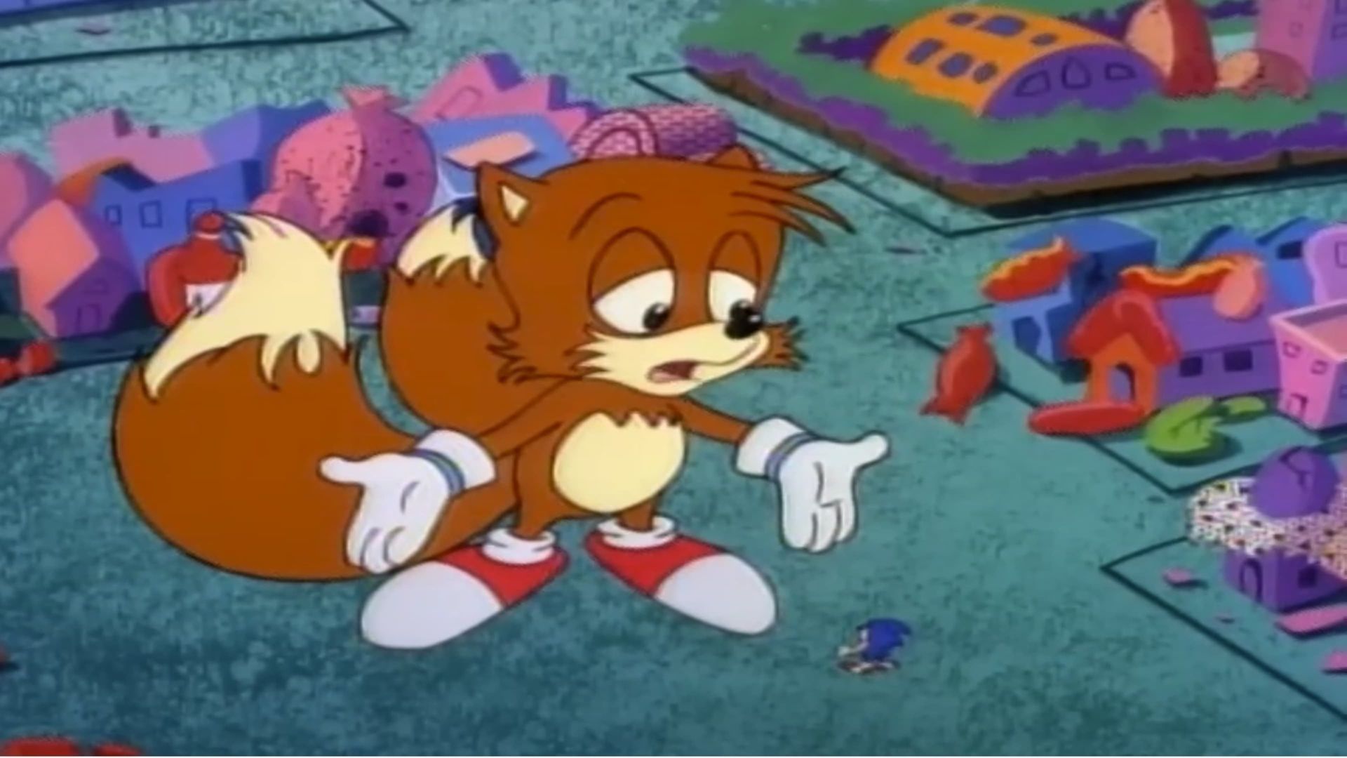 Adventures of Sonic the Hedgehog background