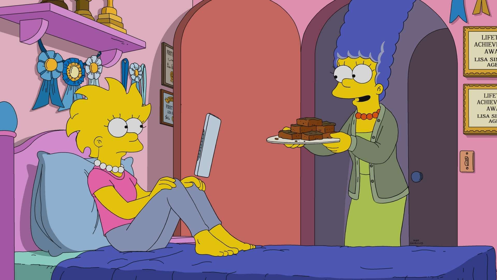 The Simpsons background